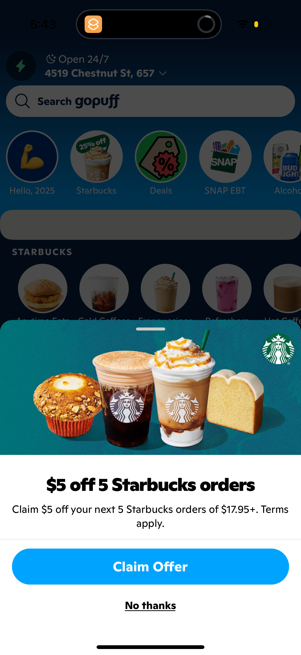 gopuff app screenshot 48