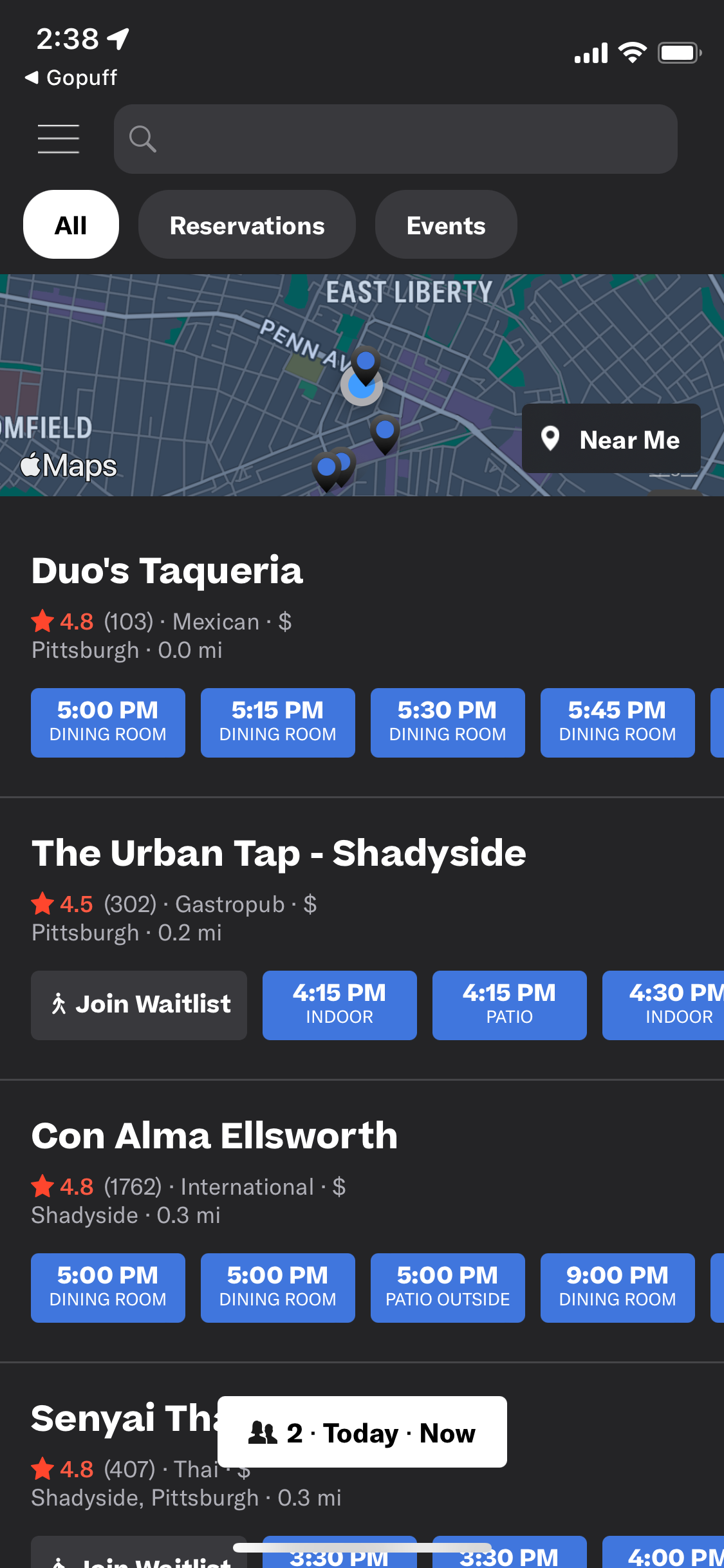 resy app screenshot 63