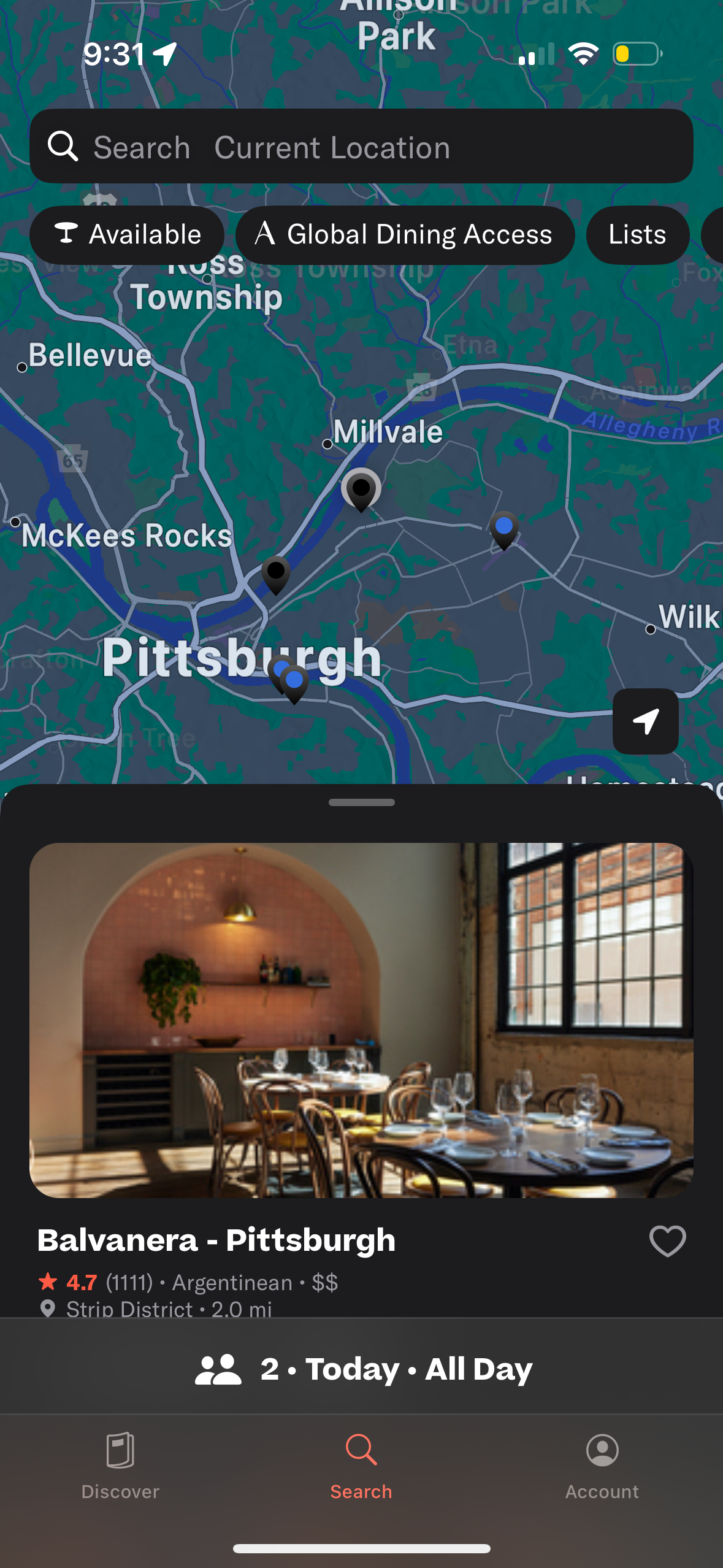resy app screenshot 38