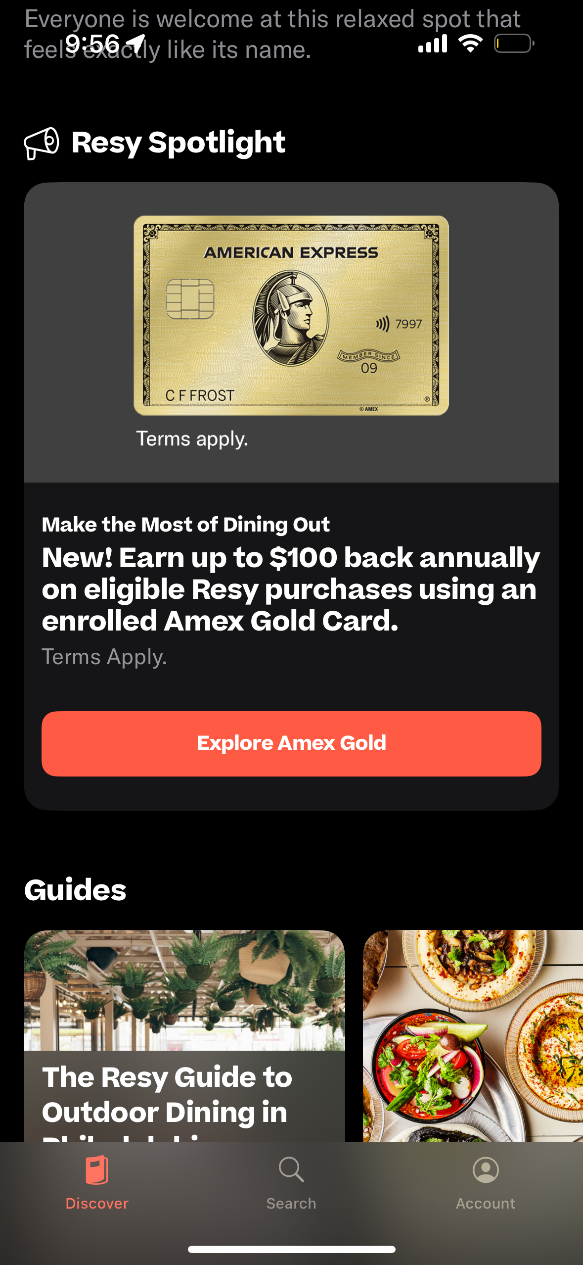 resy app screenshot 34