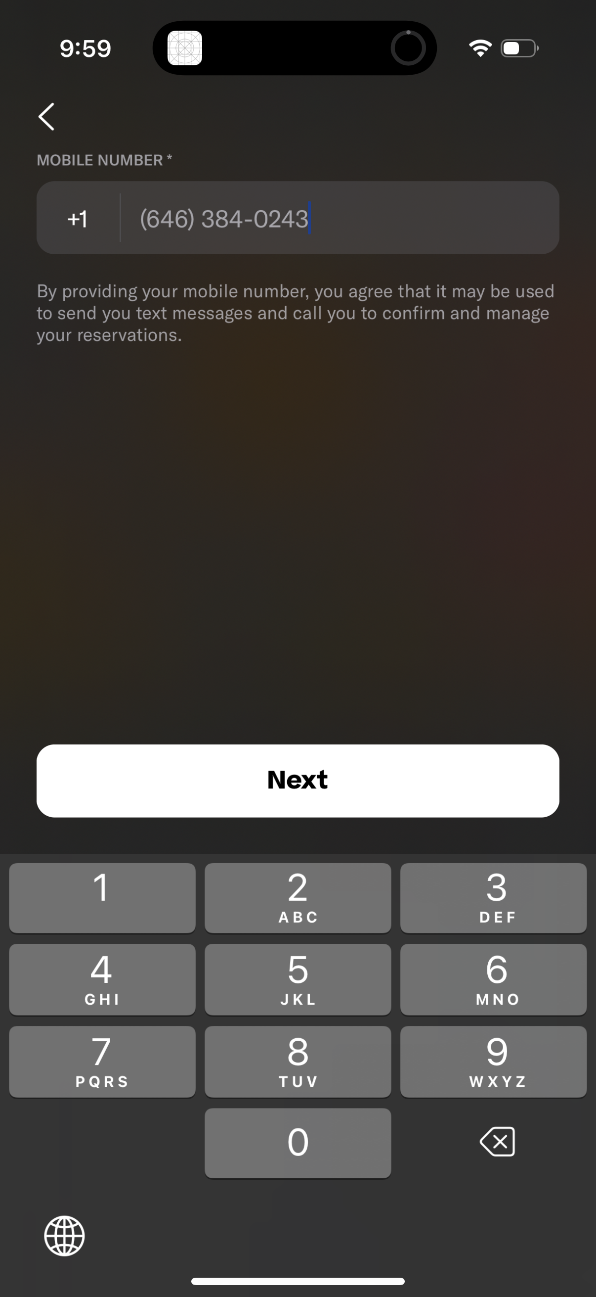 resy app screenshot 17