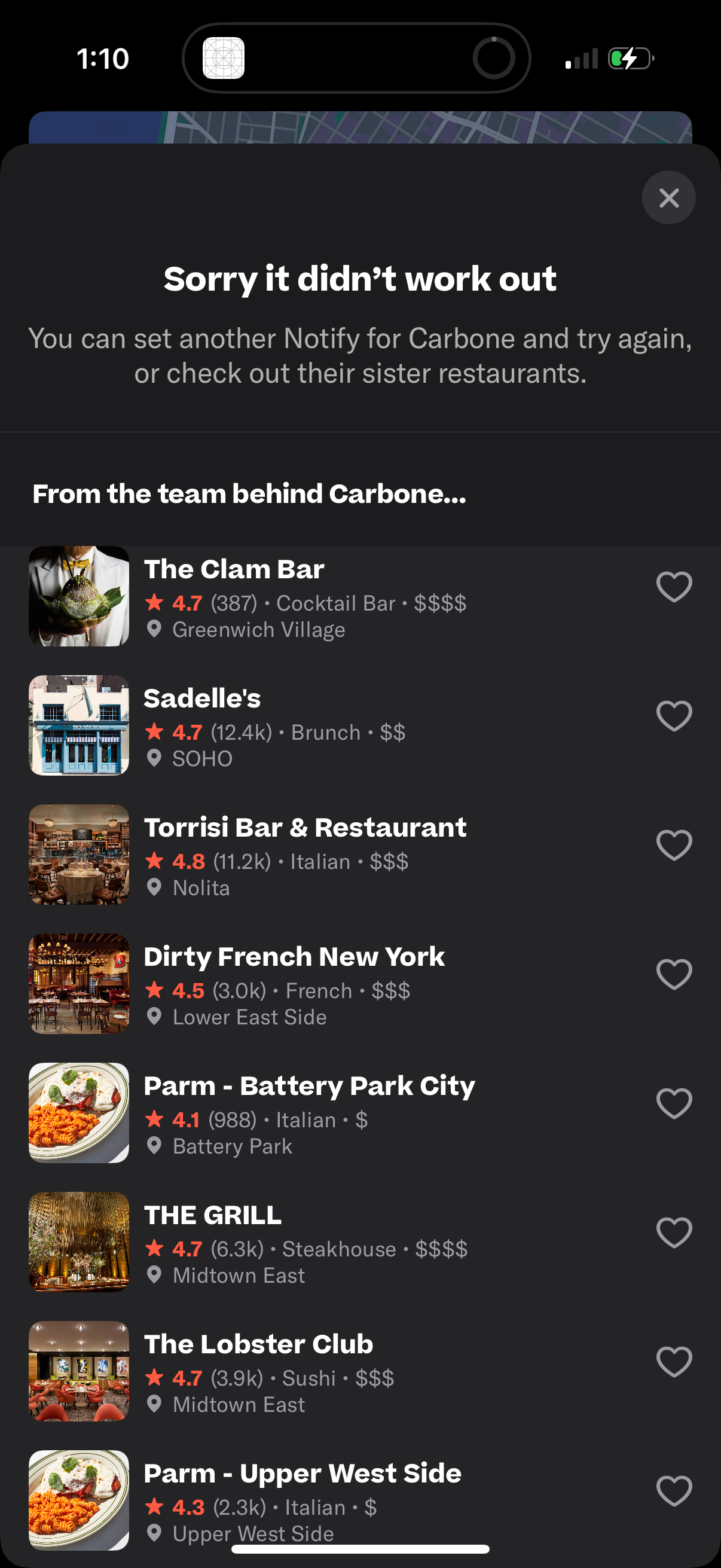 resy app screenshot 12