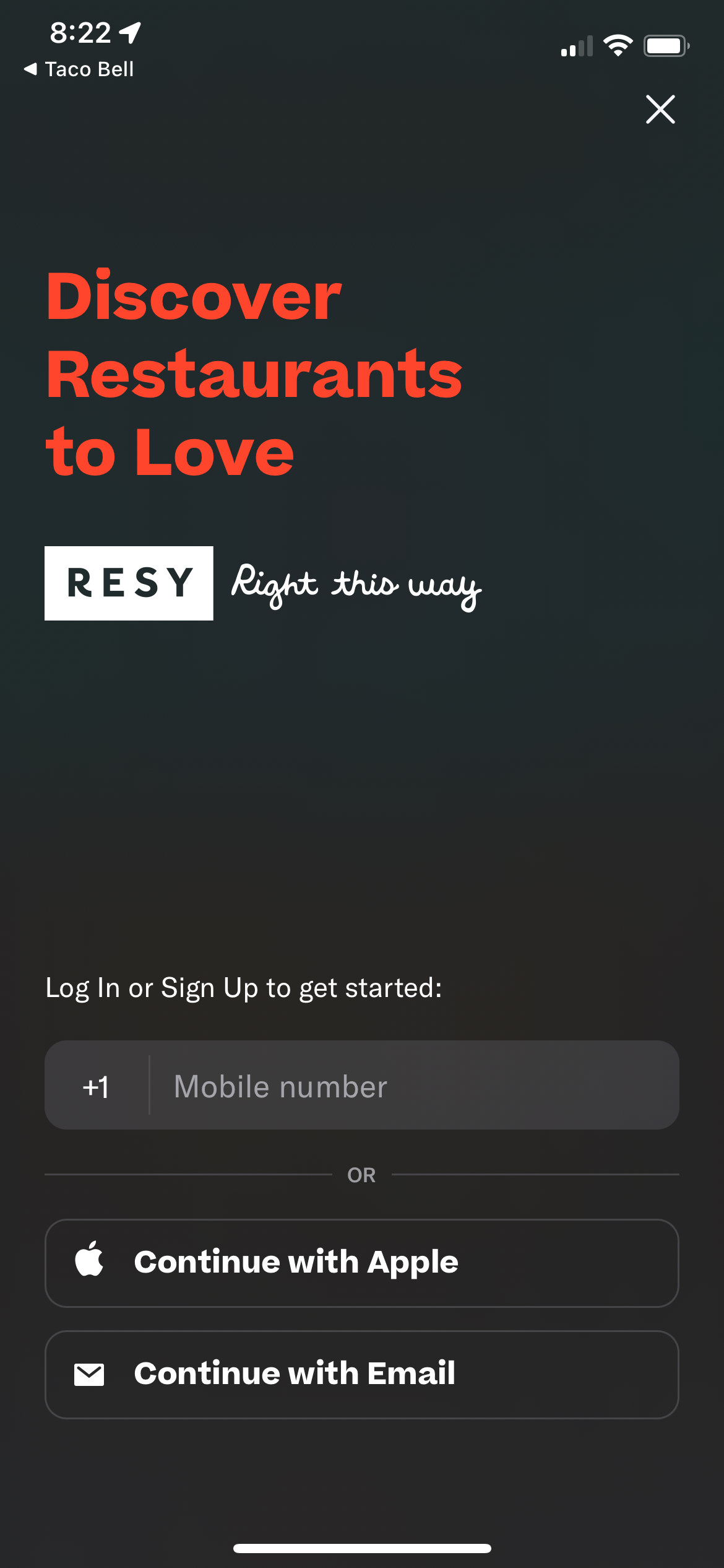 resy app screenshot 36