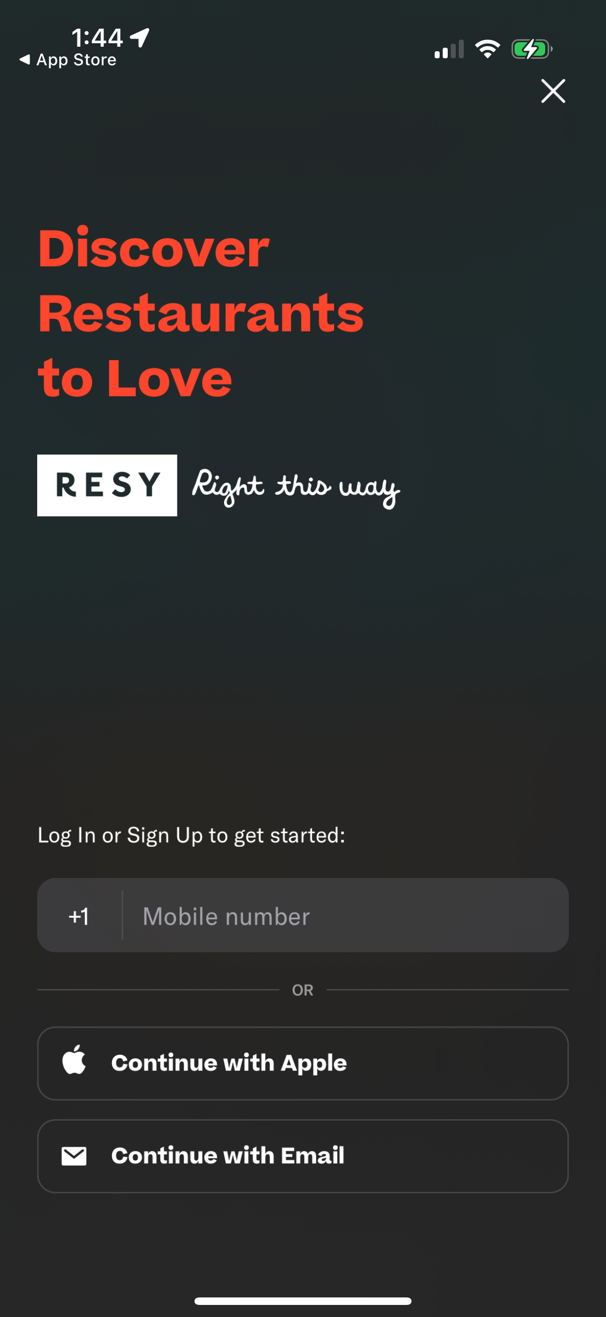 resy app screenshot 27