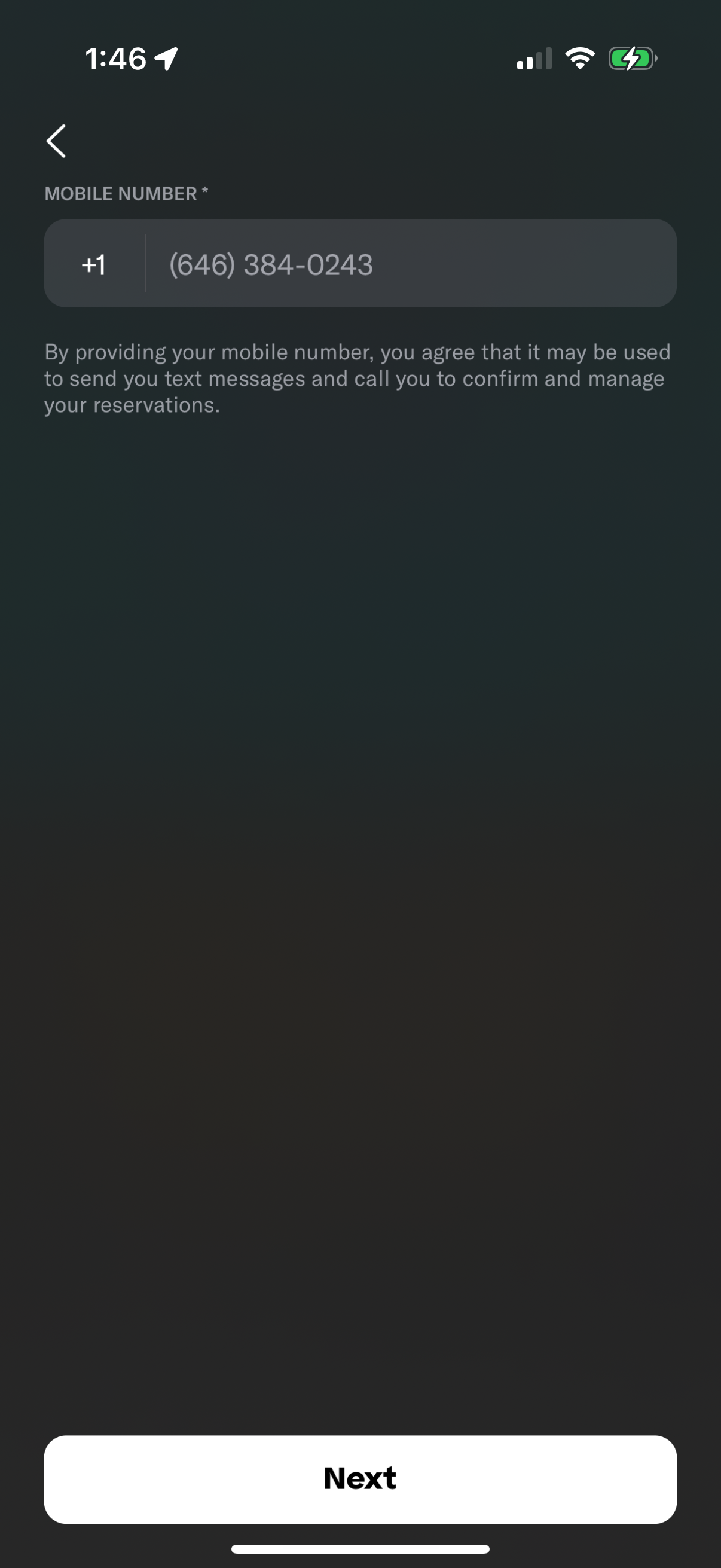 resy app screenshot 23