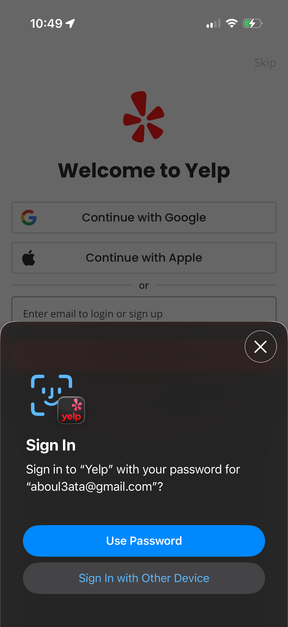 yelp app screenshot 5