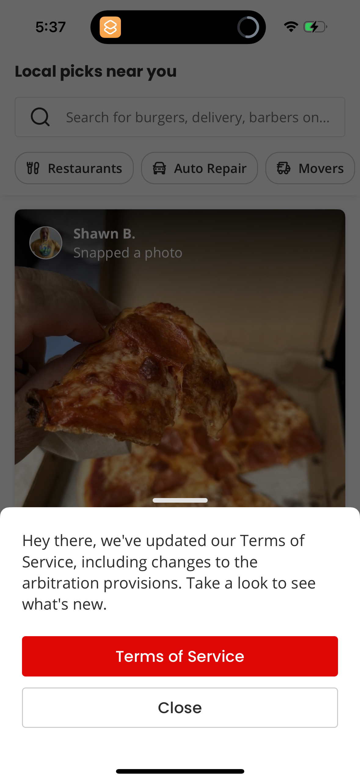 yelp app screenshot 39