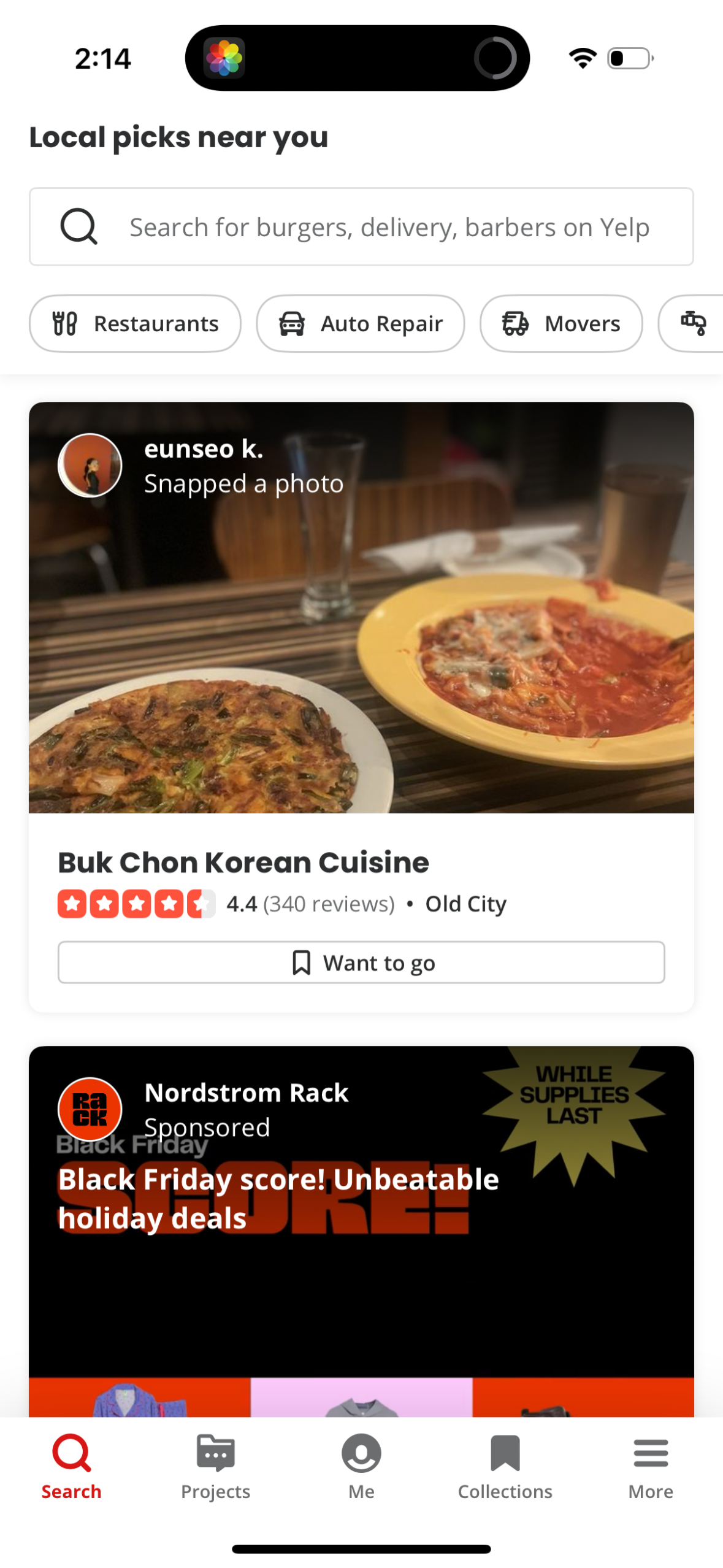 yelp app screenshot 16