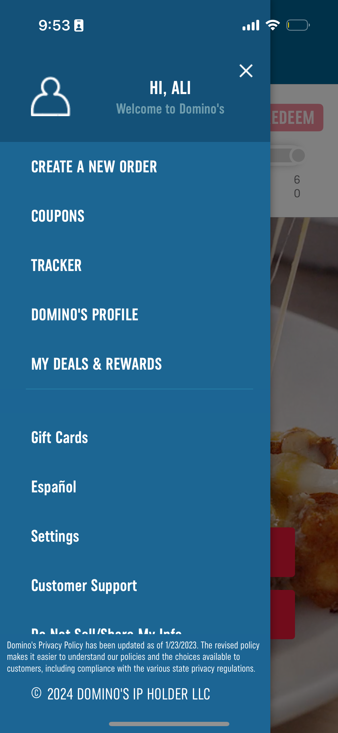 dominos app screenshot 27