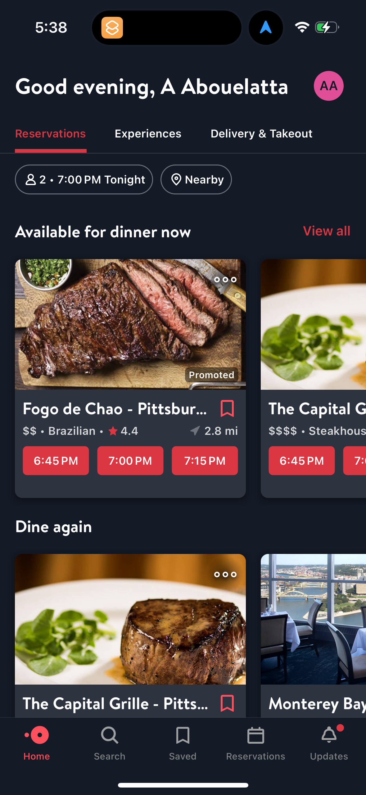 opentable app screenshot 47