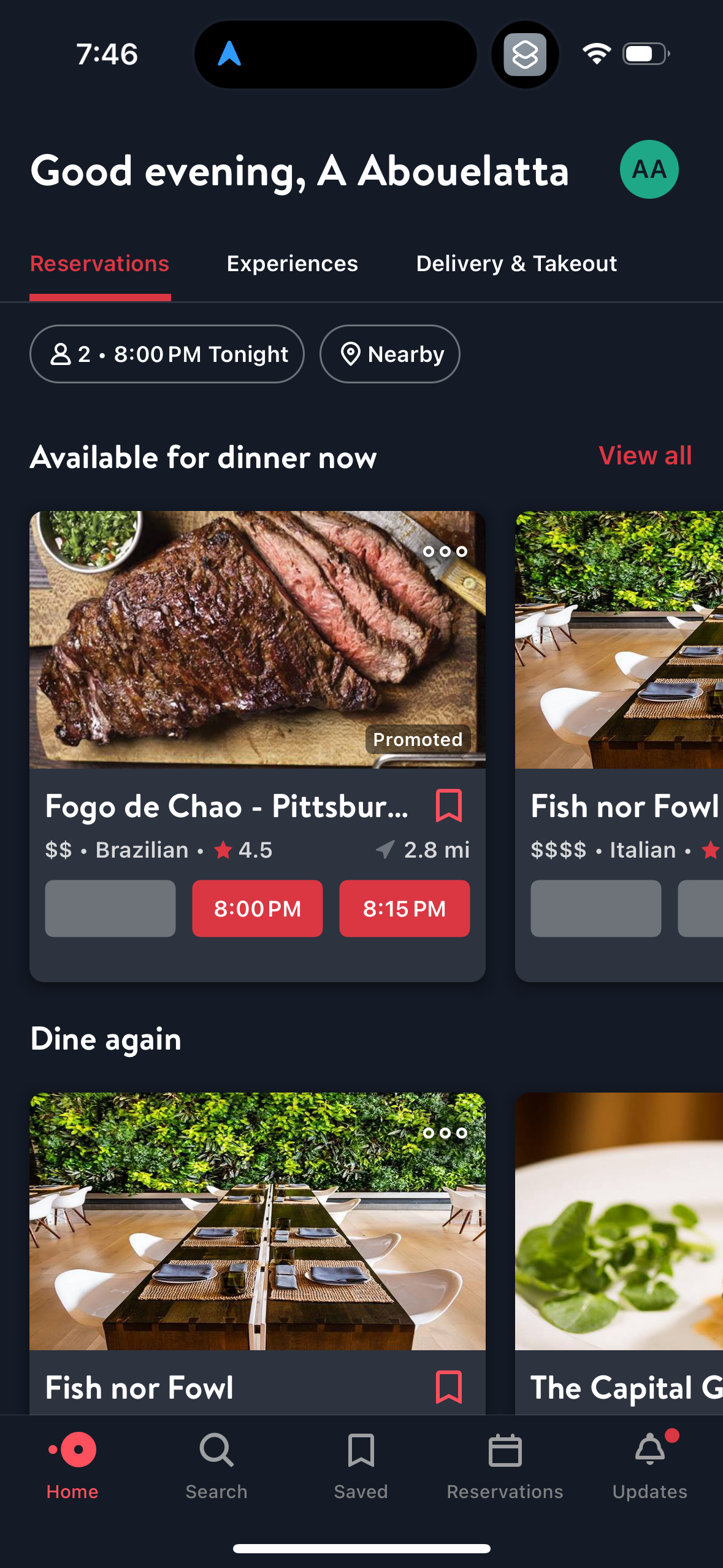 opentable app screenshot 42