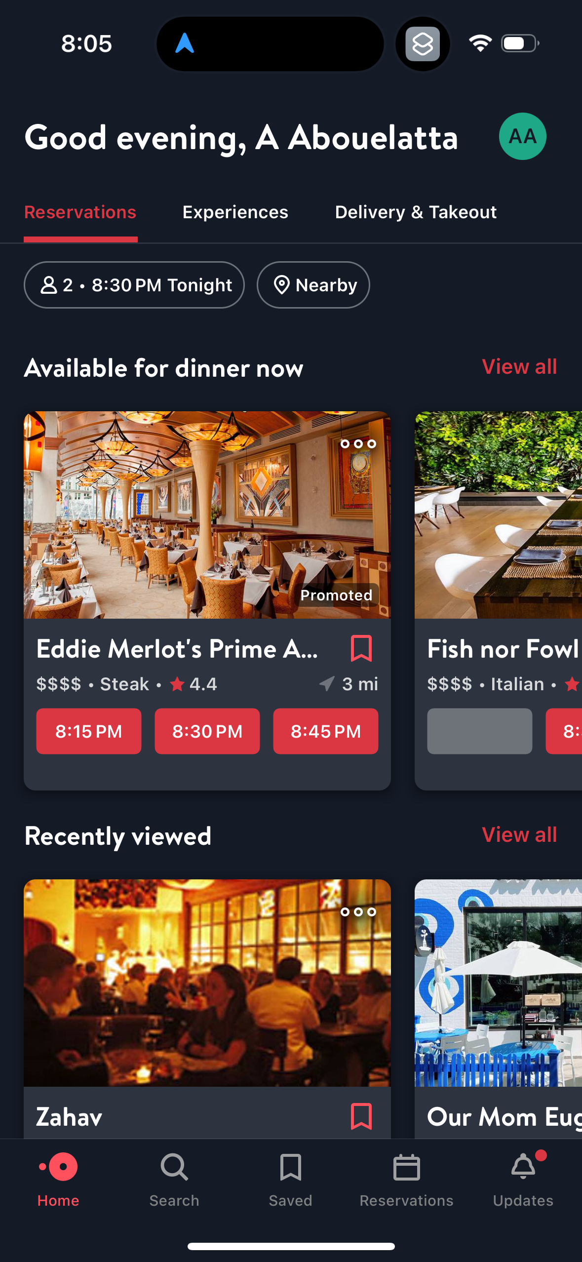 opentable app screenshot 41
