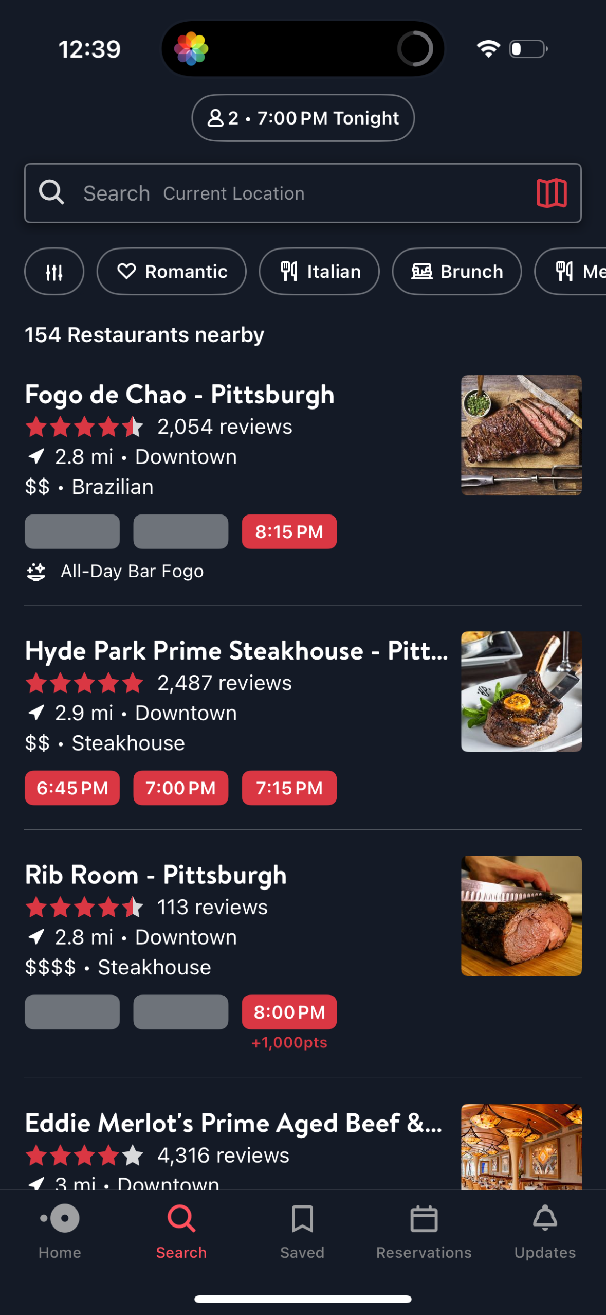 opentable app screenshot 13