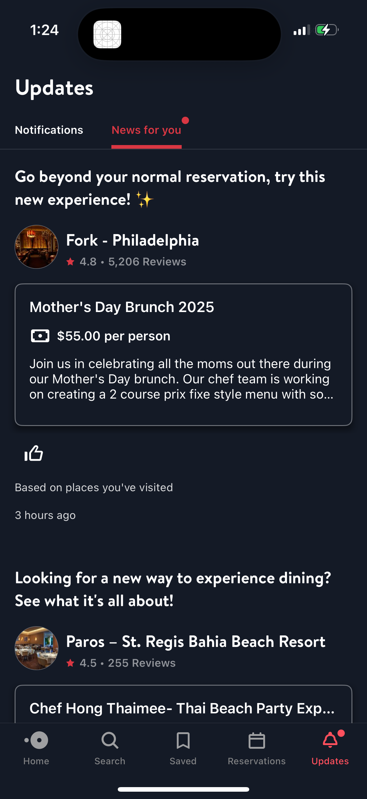 opentable app screenshot 9
