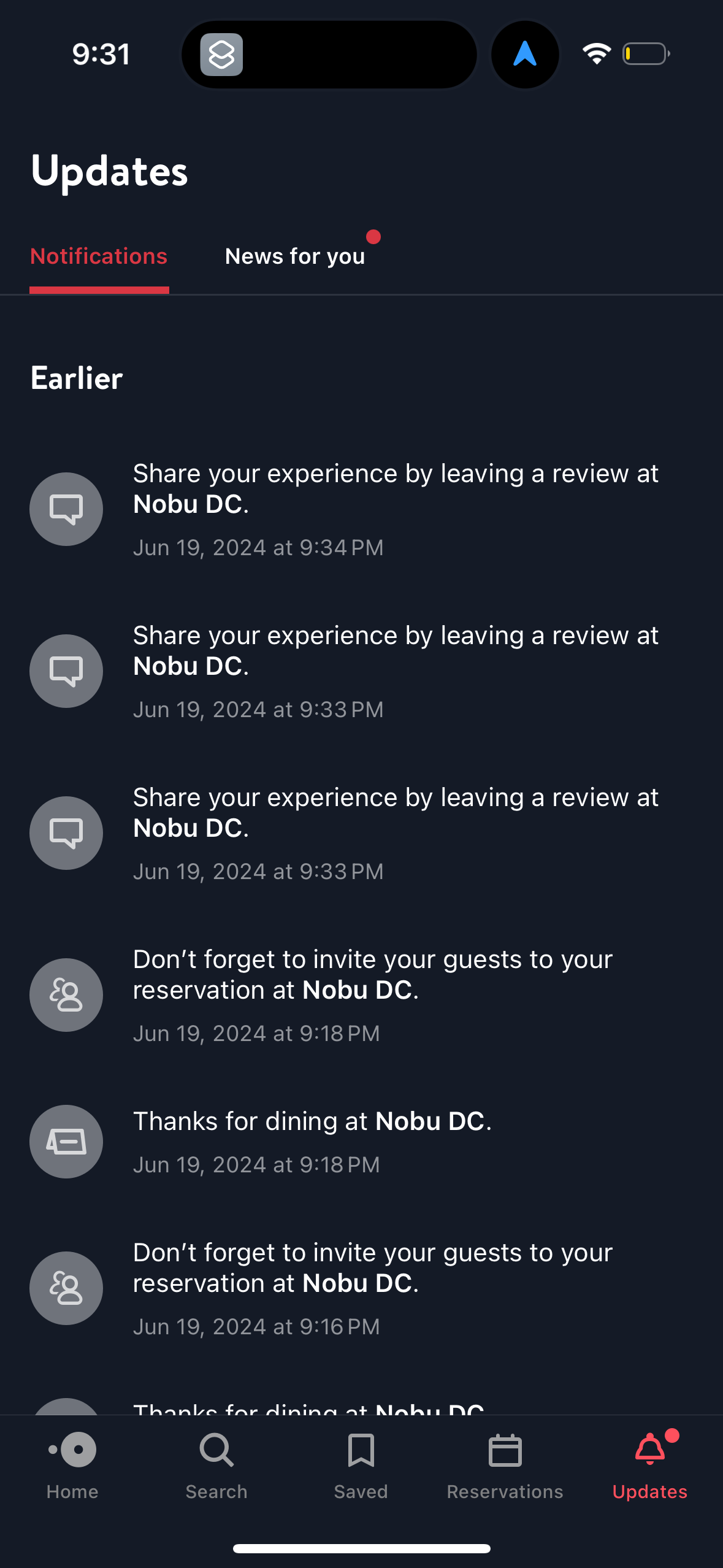 opentable app screenshot 33