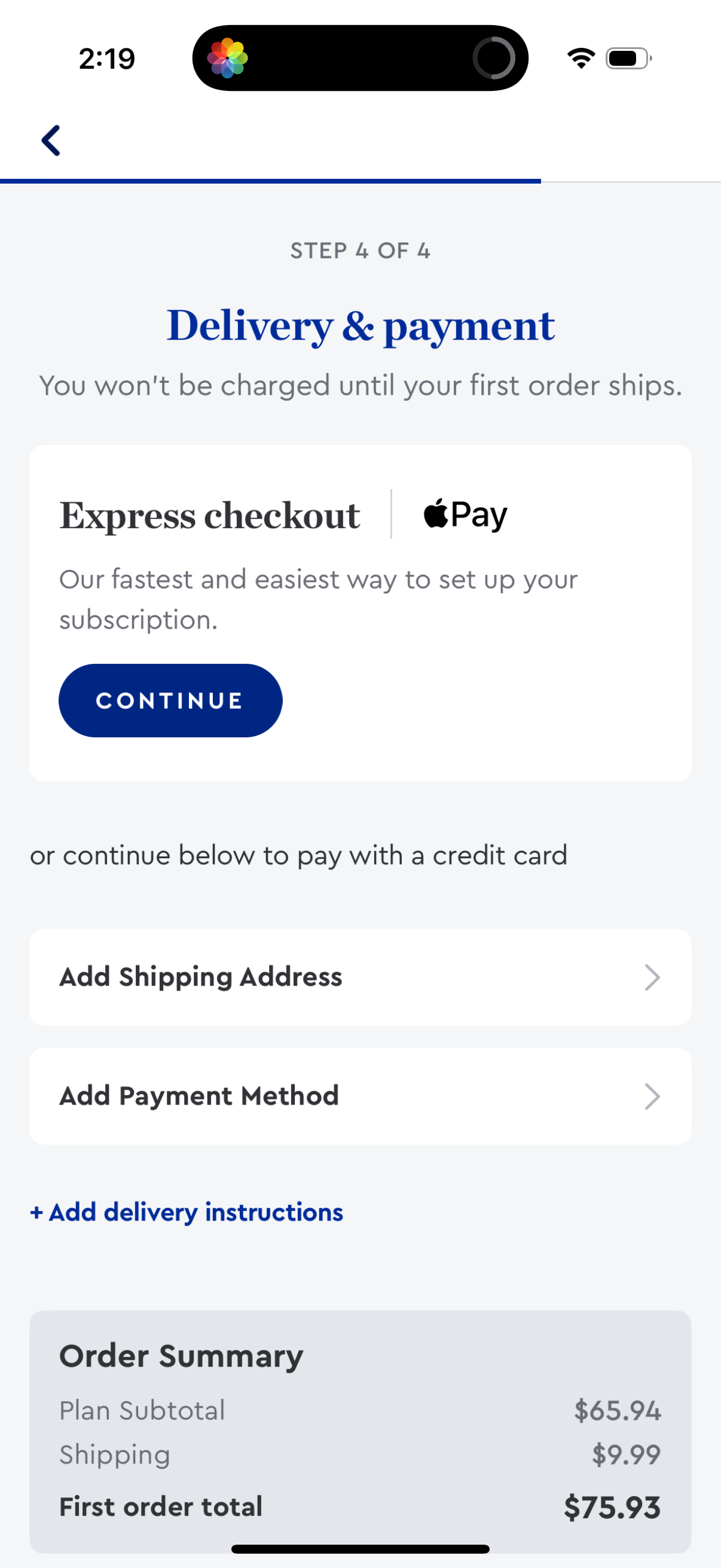 blue-apron app screenshot 12