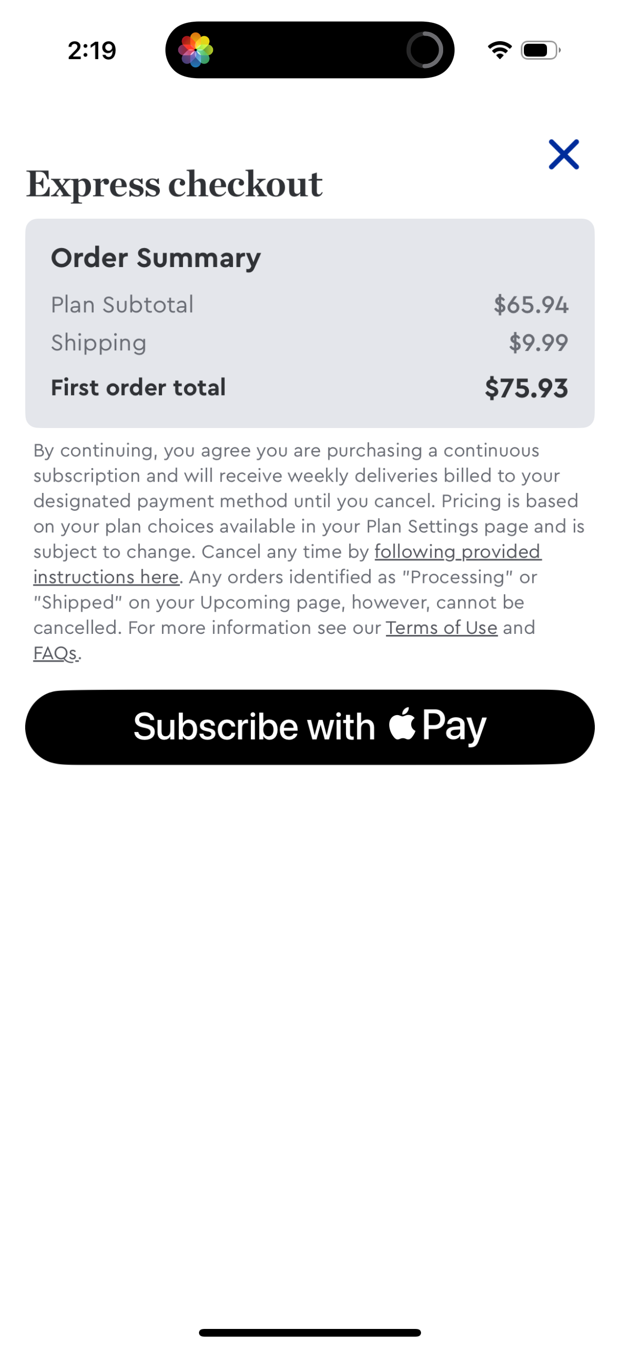 blue-apron app screenshot 11