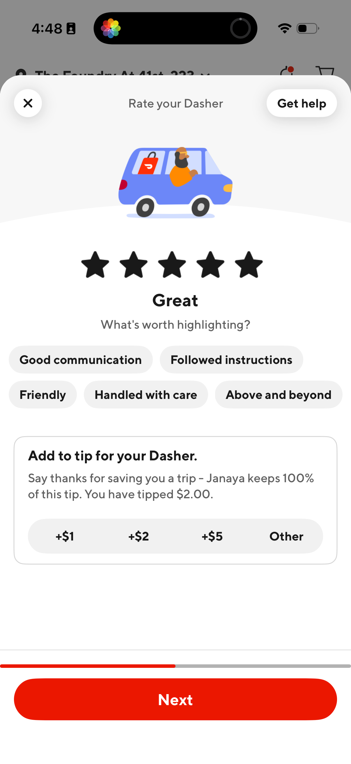 doordash app screenshot 24