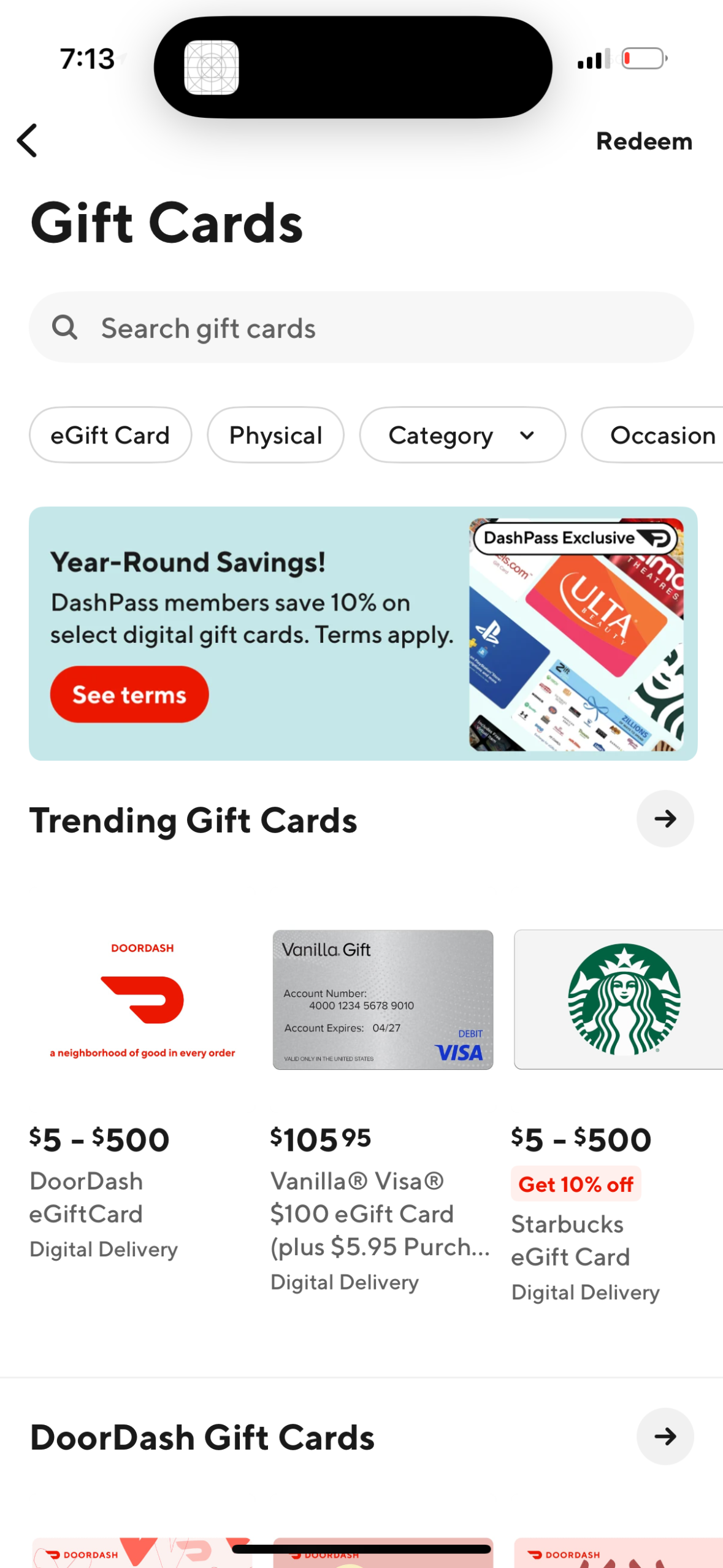 doordash app screenshot 114