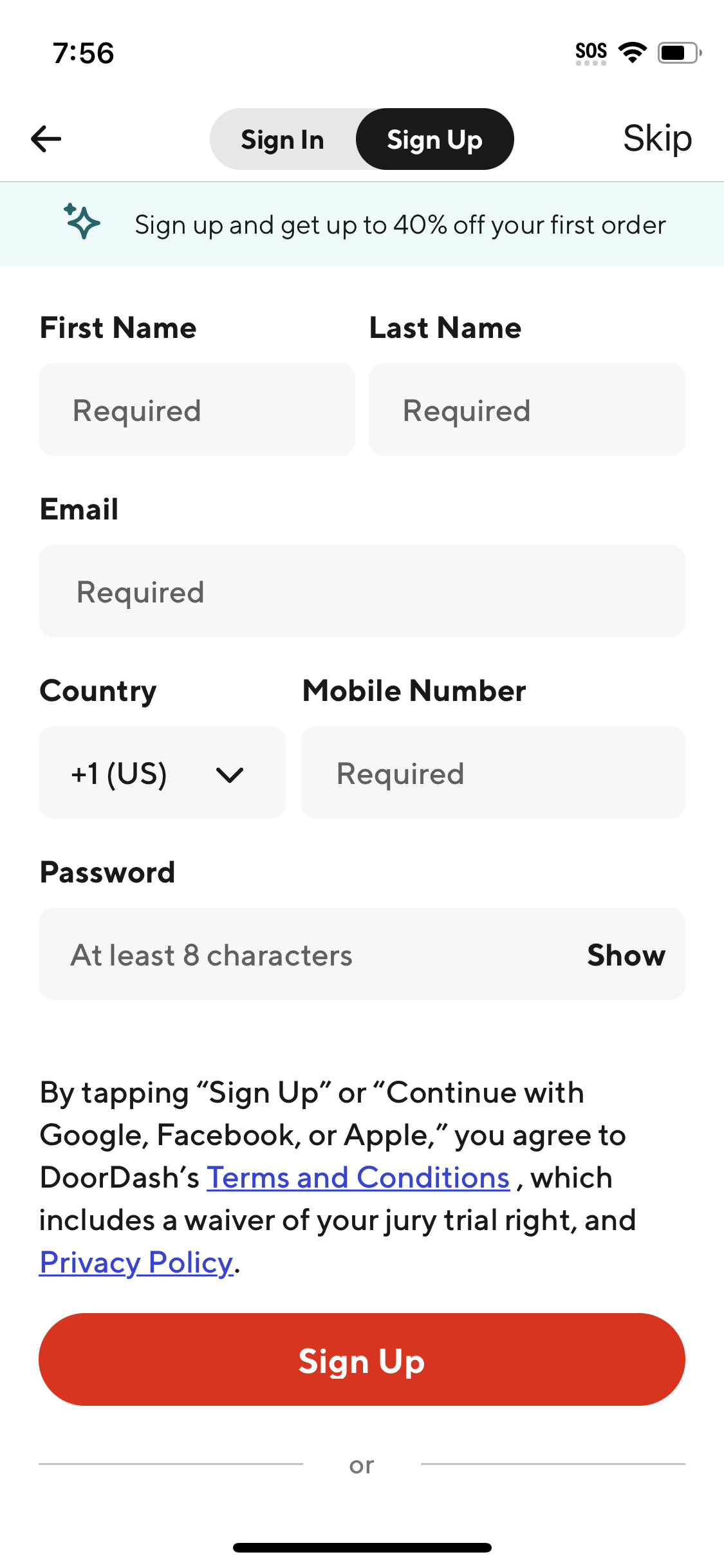 doordash app screenshot 373