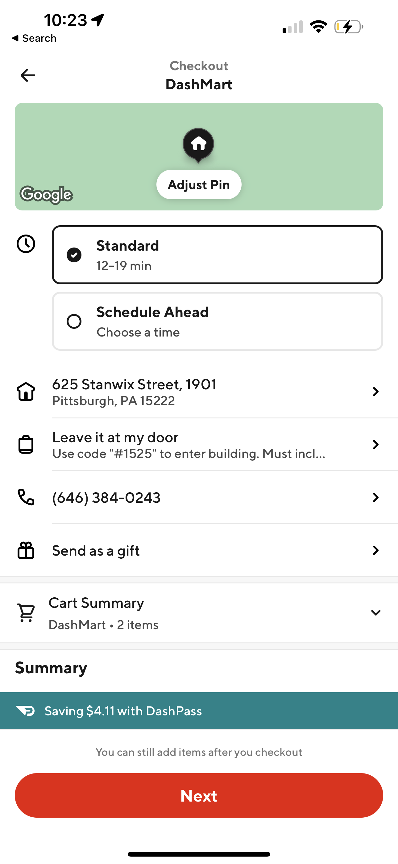 doordash app screenshot 342