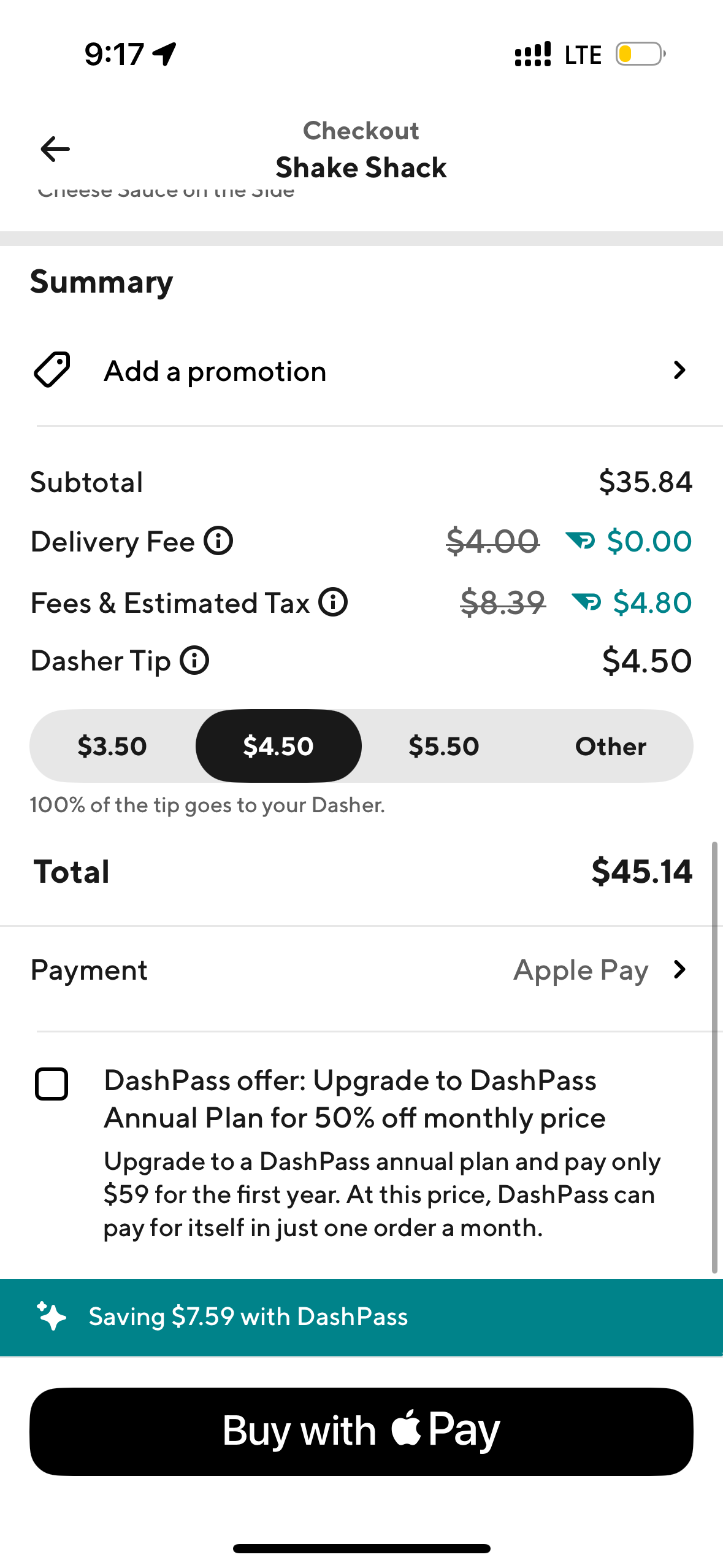 doordash app screenshot 304