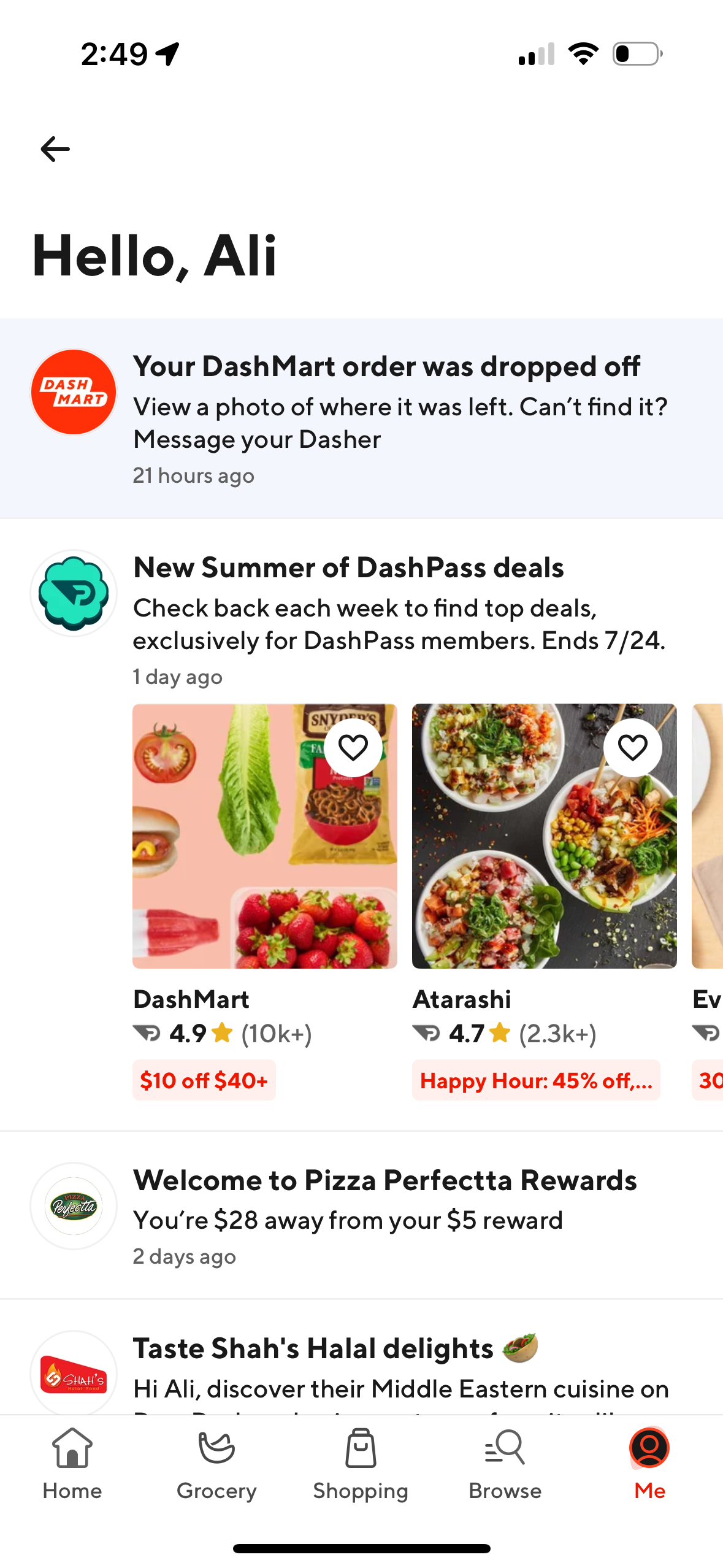 doordash app screenshot 204