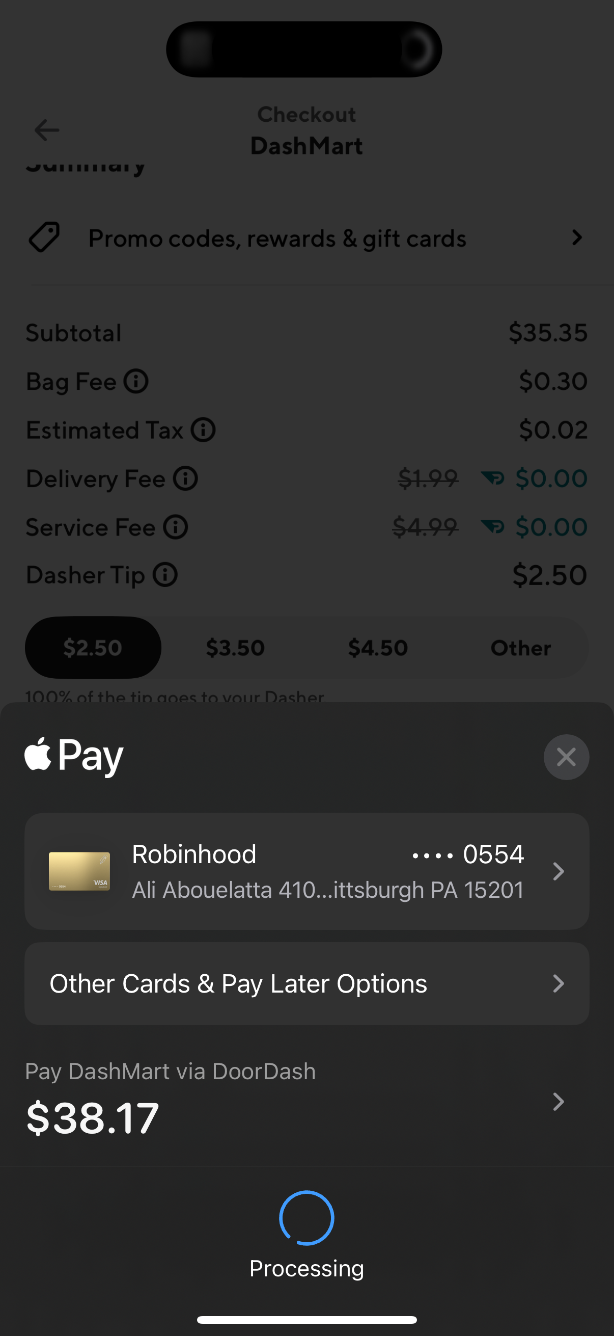 doordash app screenshot 157