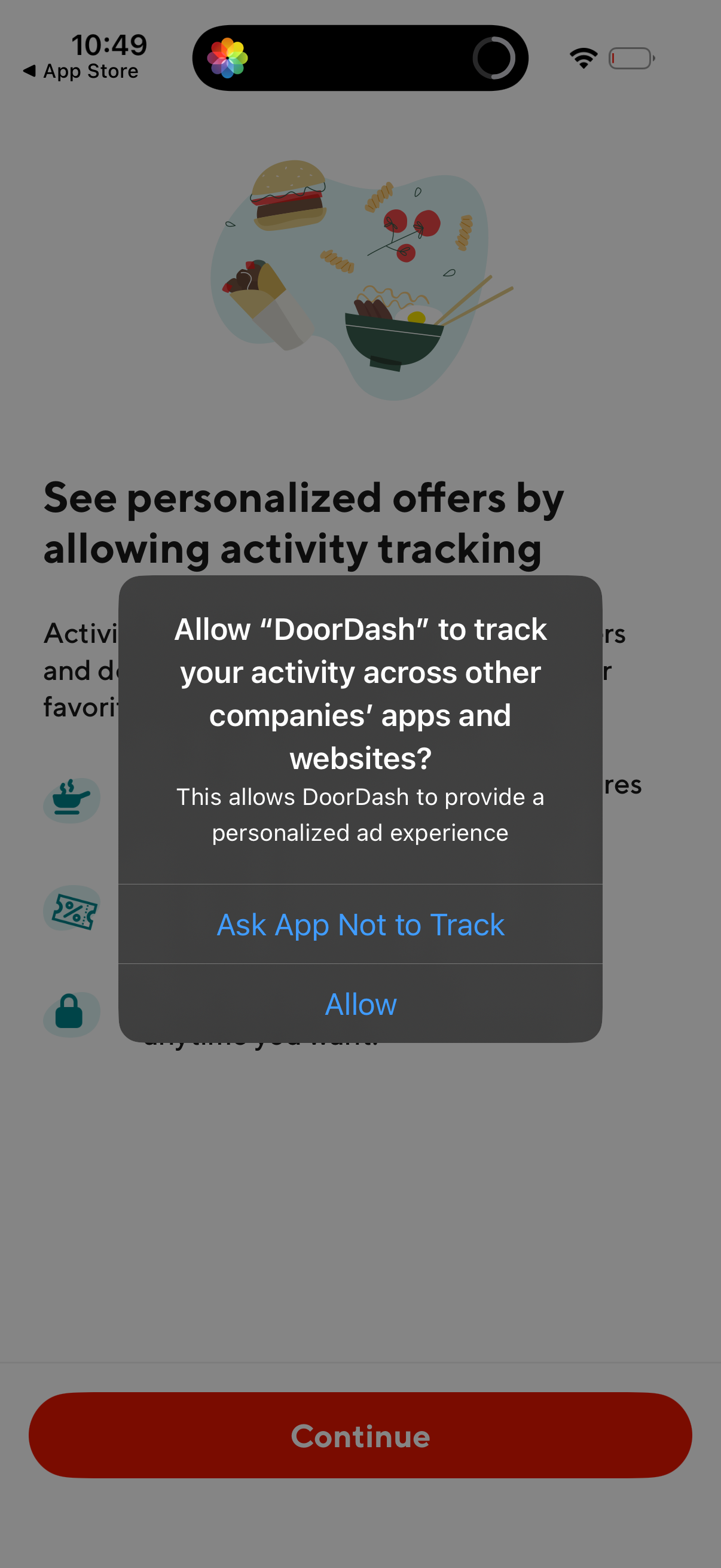 doordash app screenshot 100