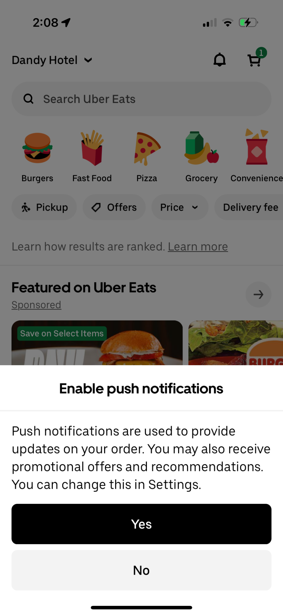 uber-eats app screenshot 86