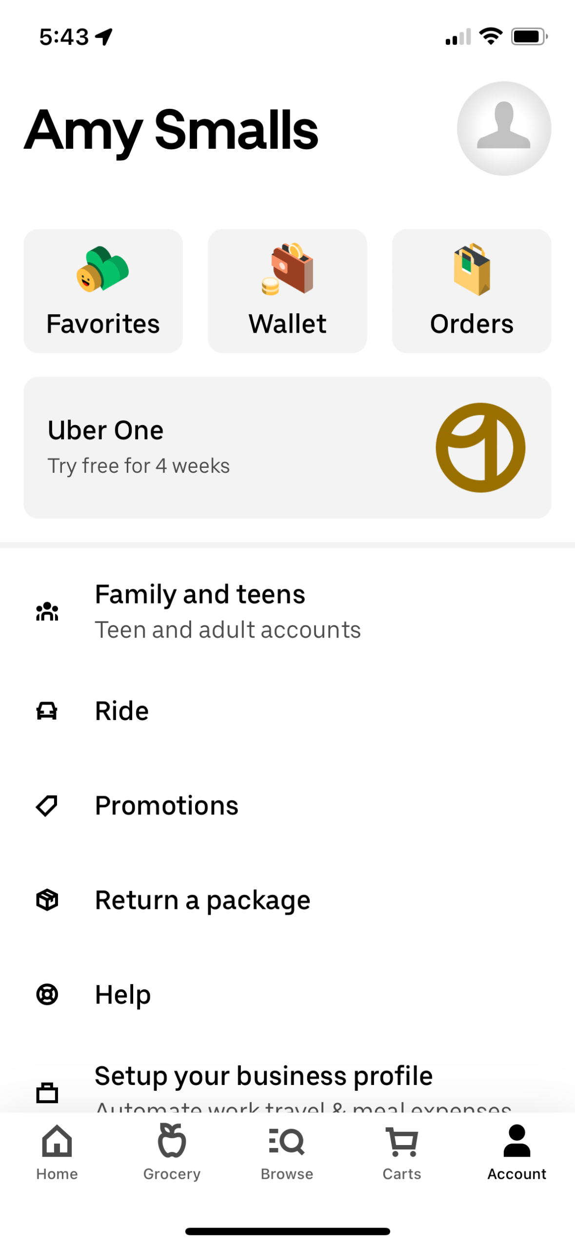 uber-eats app screenshot 20
