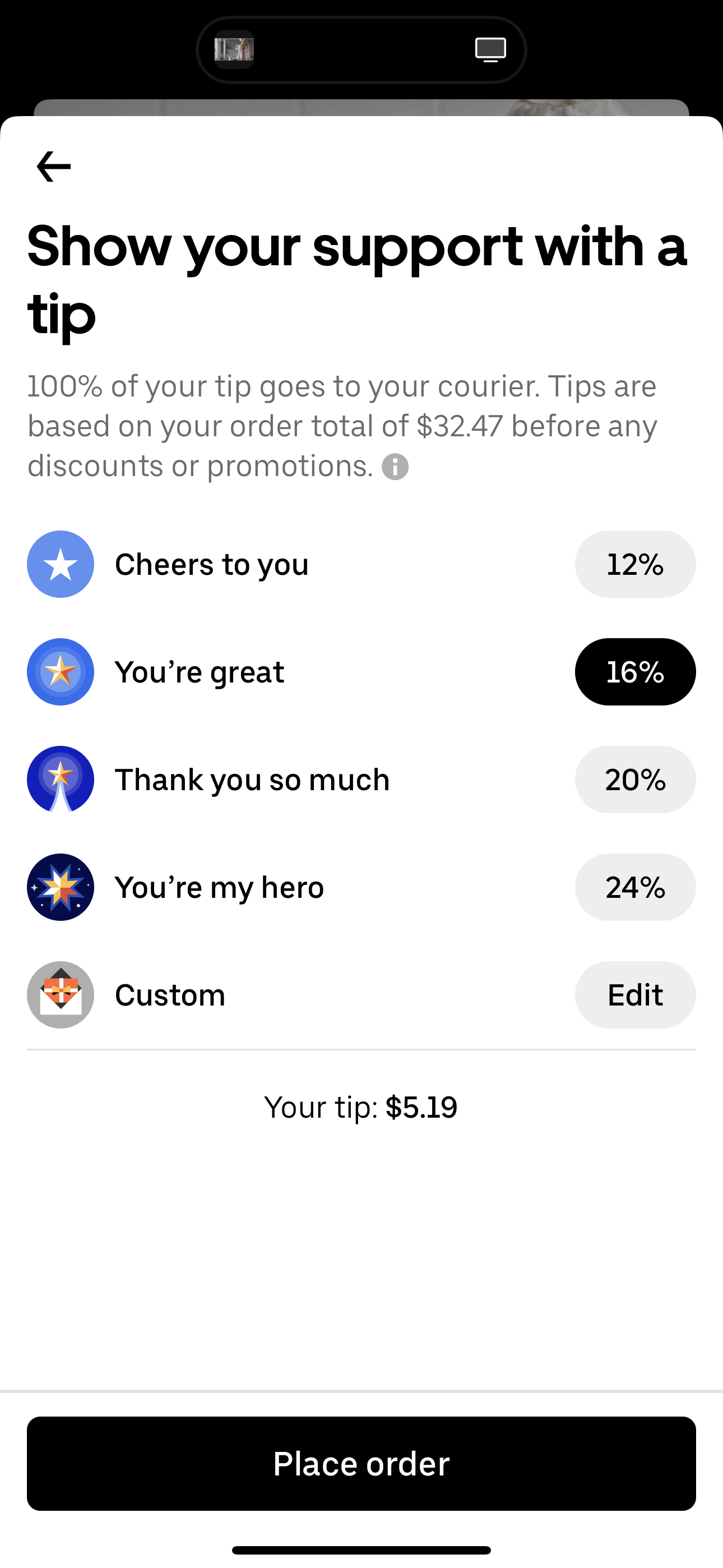 uber-eats app screenshot 277