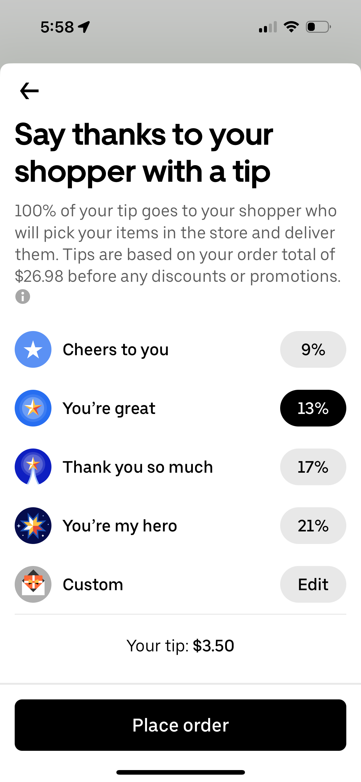 uber-eats app screenshot 235