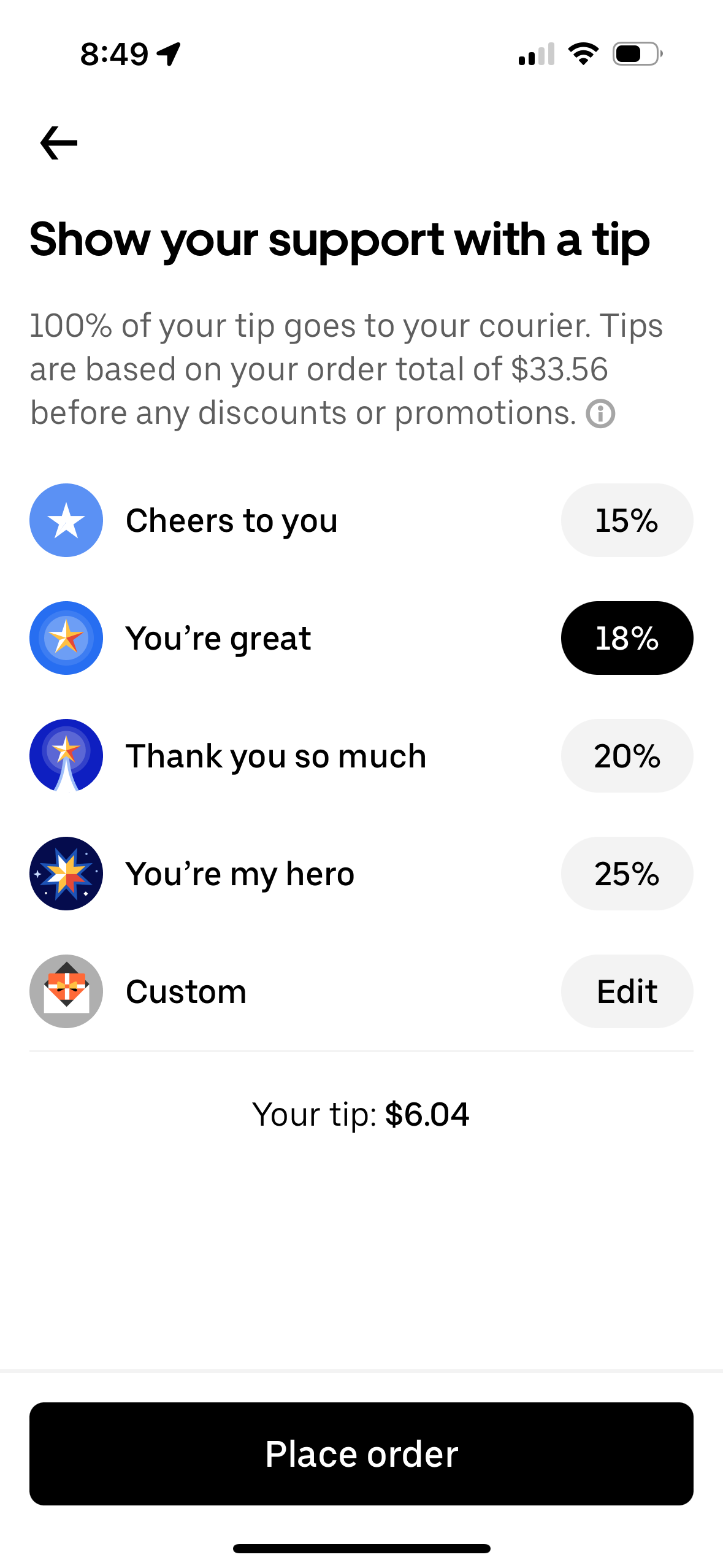 uber-eats app screenshot 207
