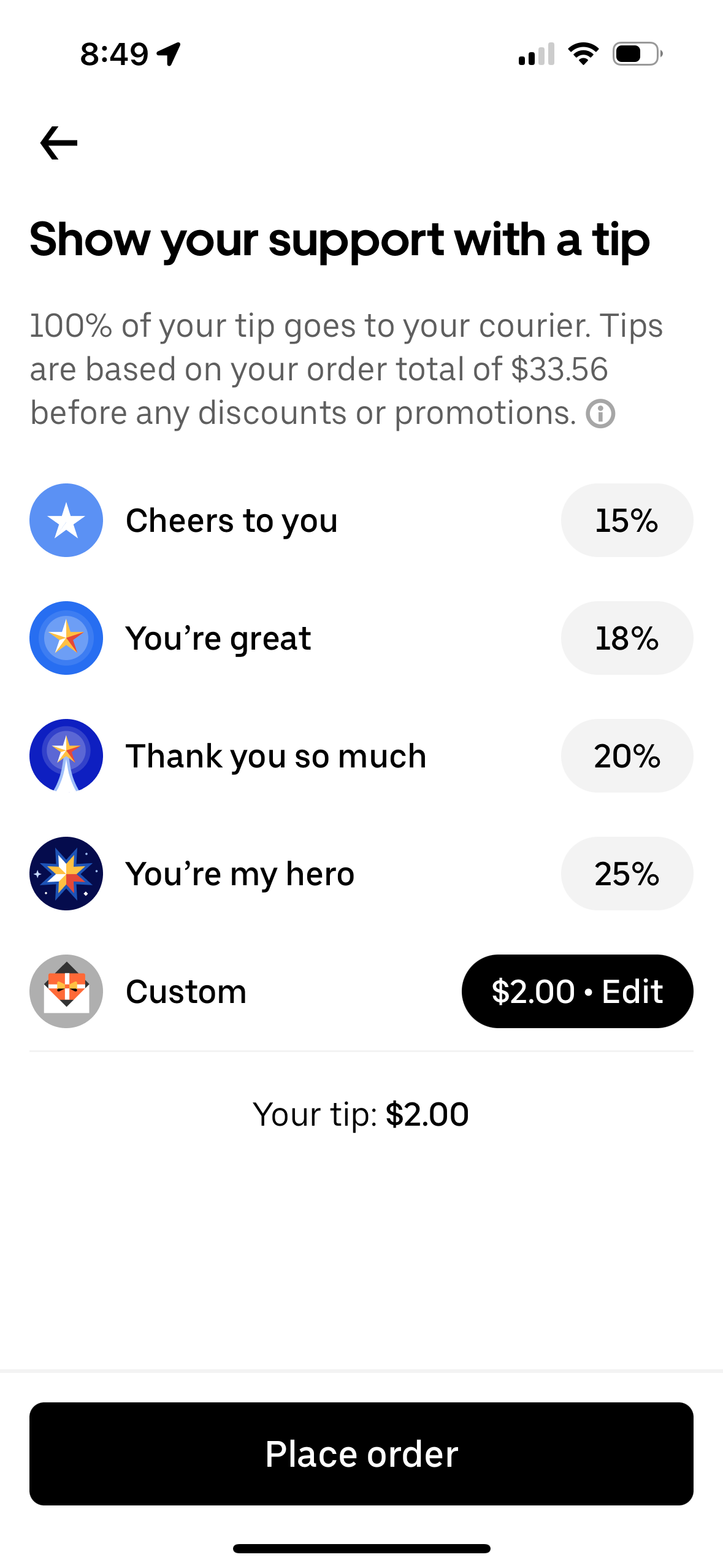 uber-eats app screenshot 206