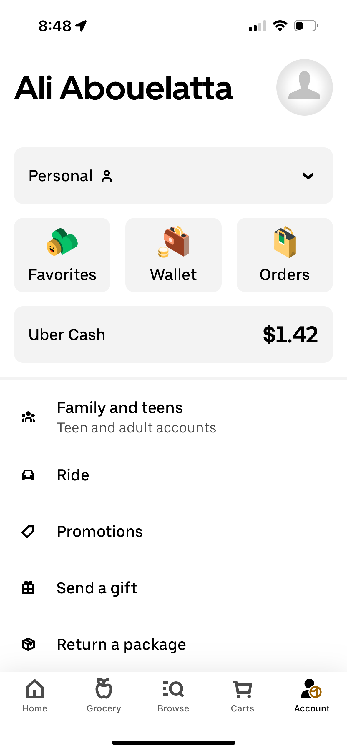 uber-eats app screenshot 153