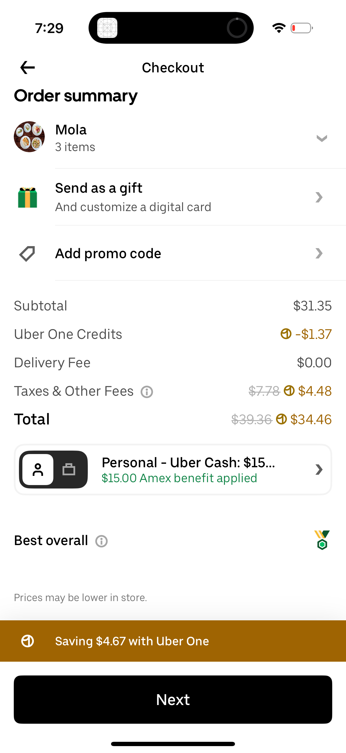 uber-eats app screenshot 37