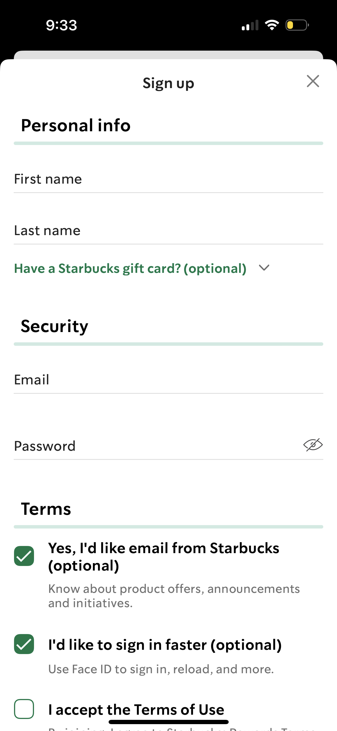 starbucks app screenshot 31