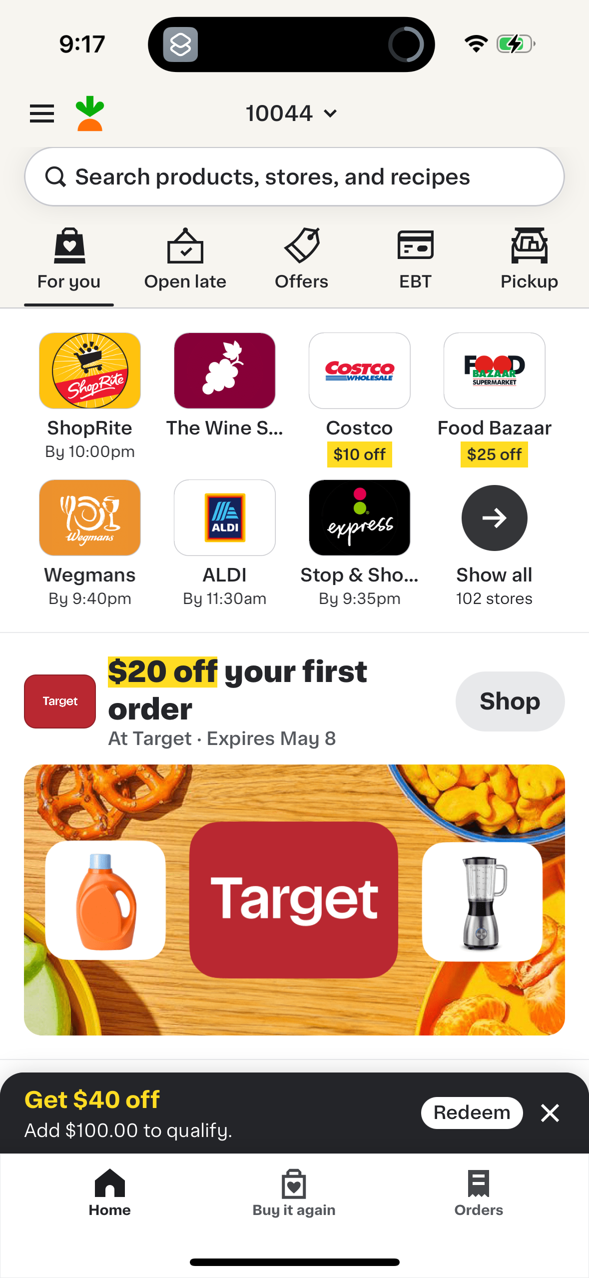 instacart app screenshot 102
