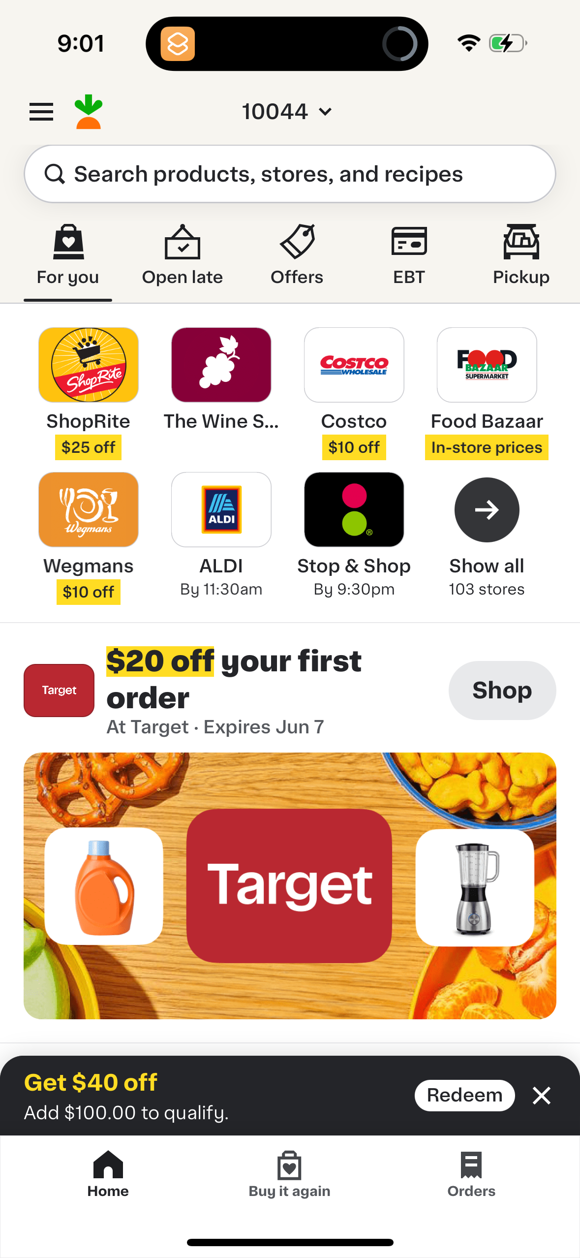 instacart app screenshot 101