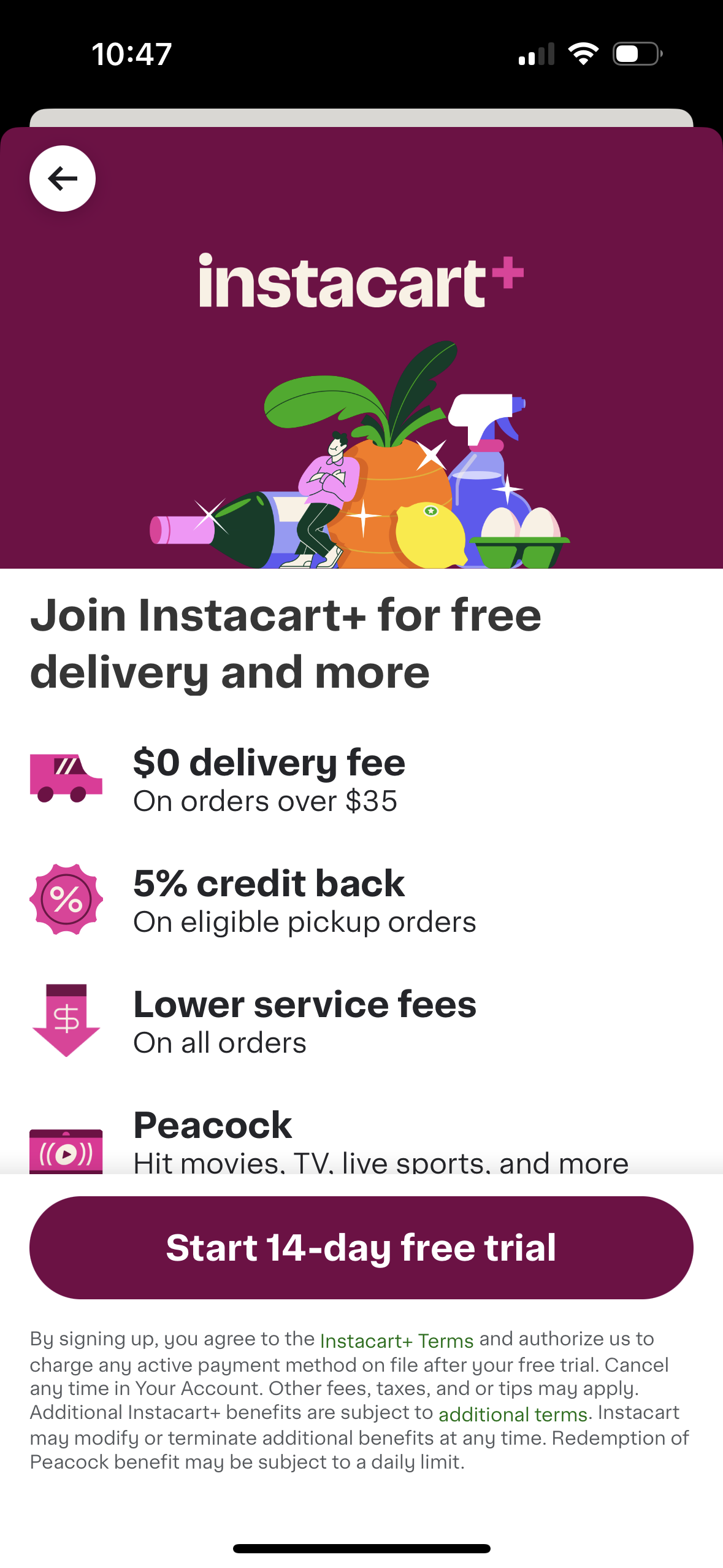 instacart app screenshot 101