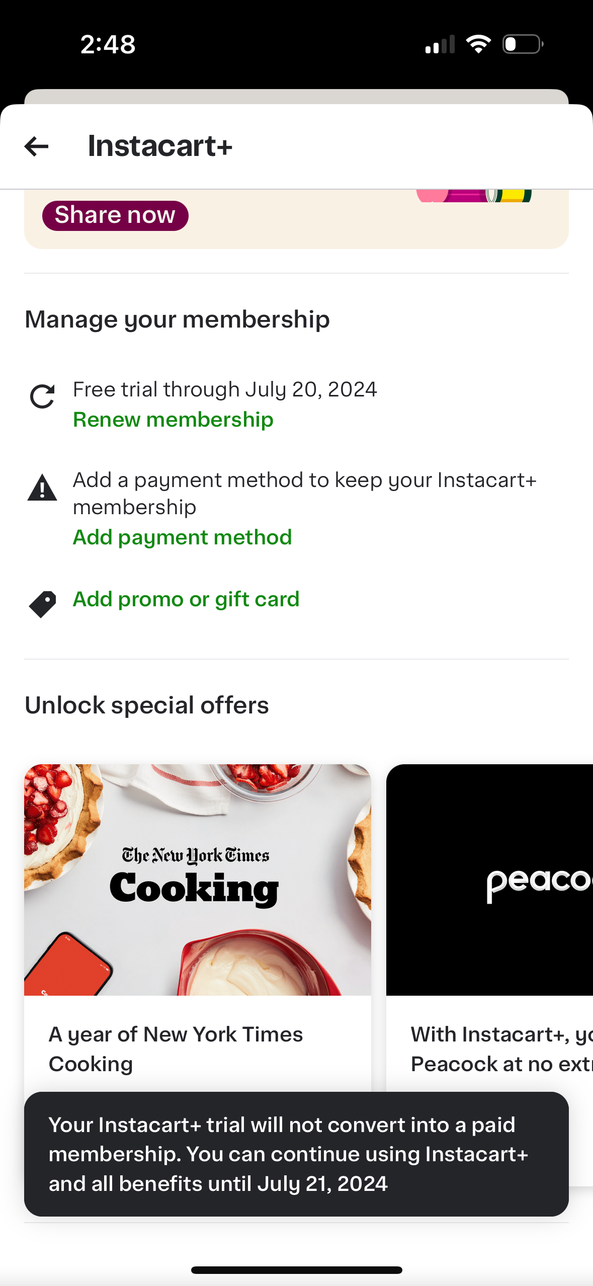 instacart app screenshot 62