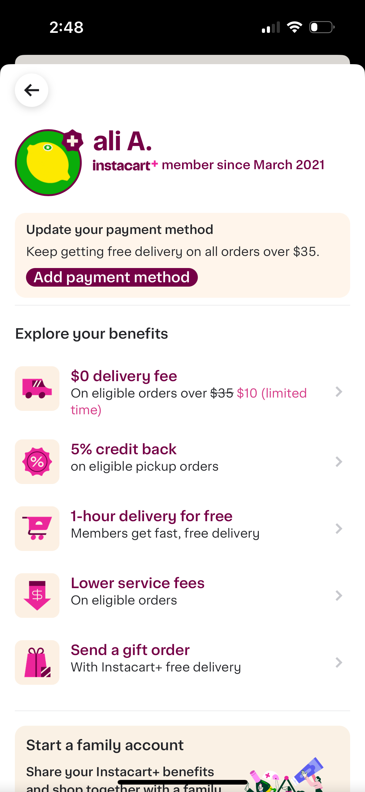 instacart app screenshot 57