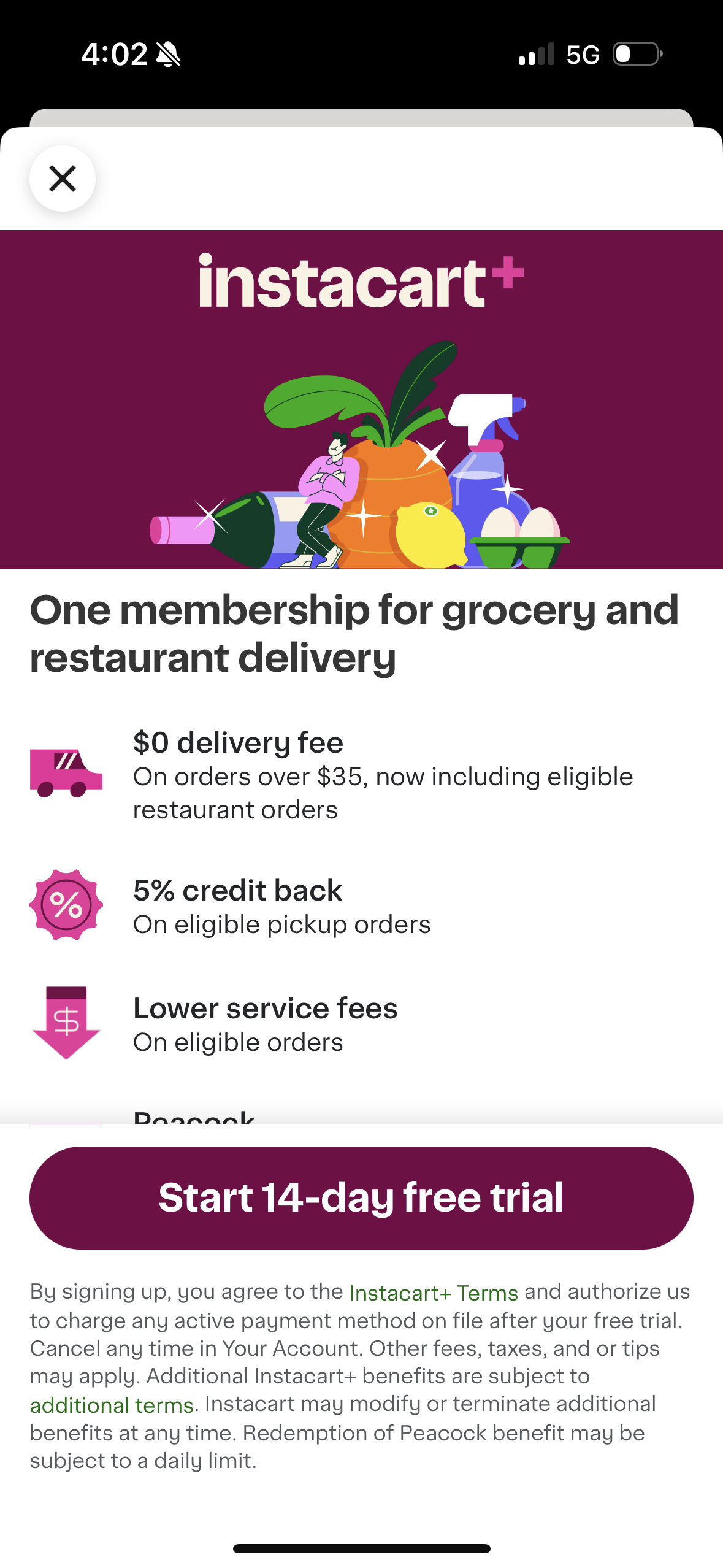 instacart app screenshot 6