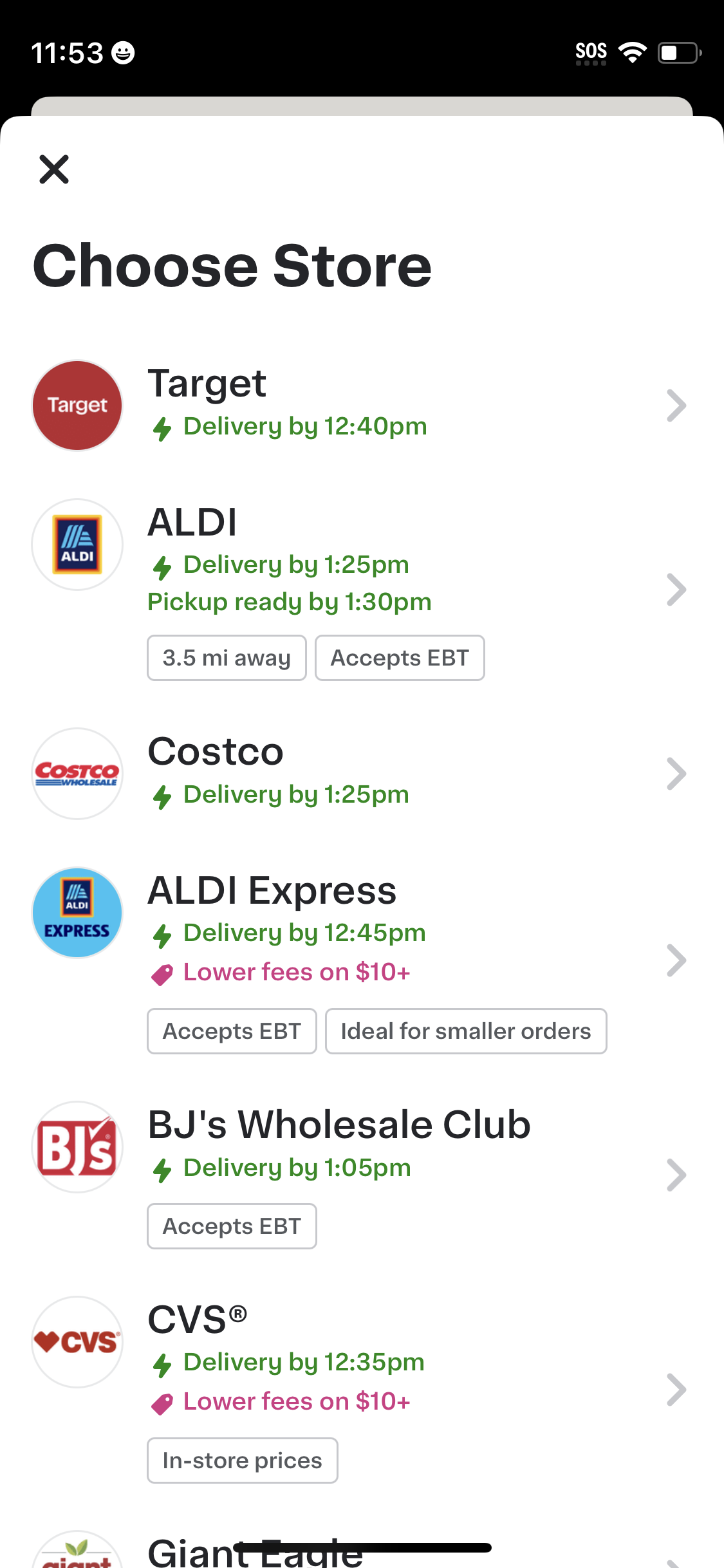 instacart app screenshot 120