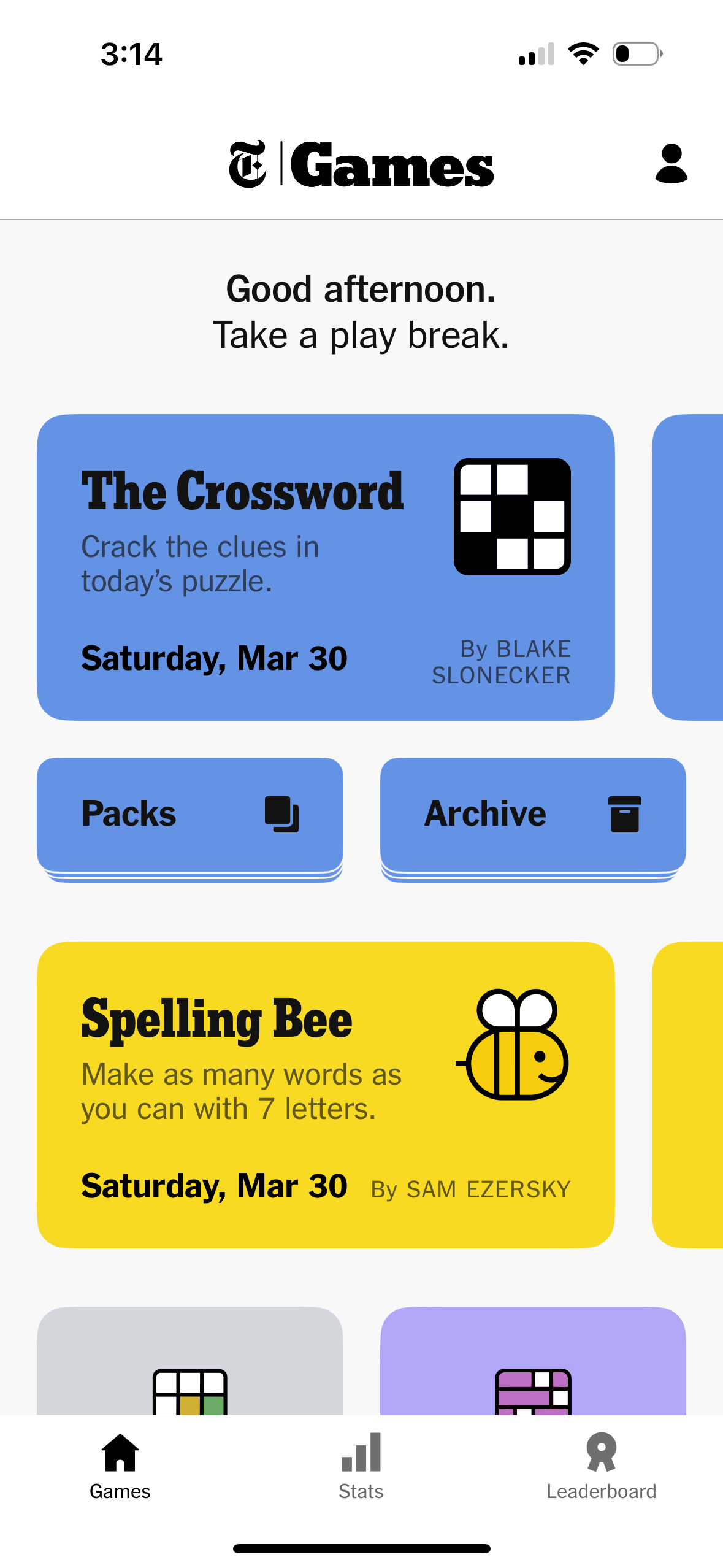 nyt-games app screenshot 74