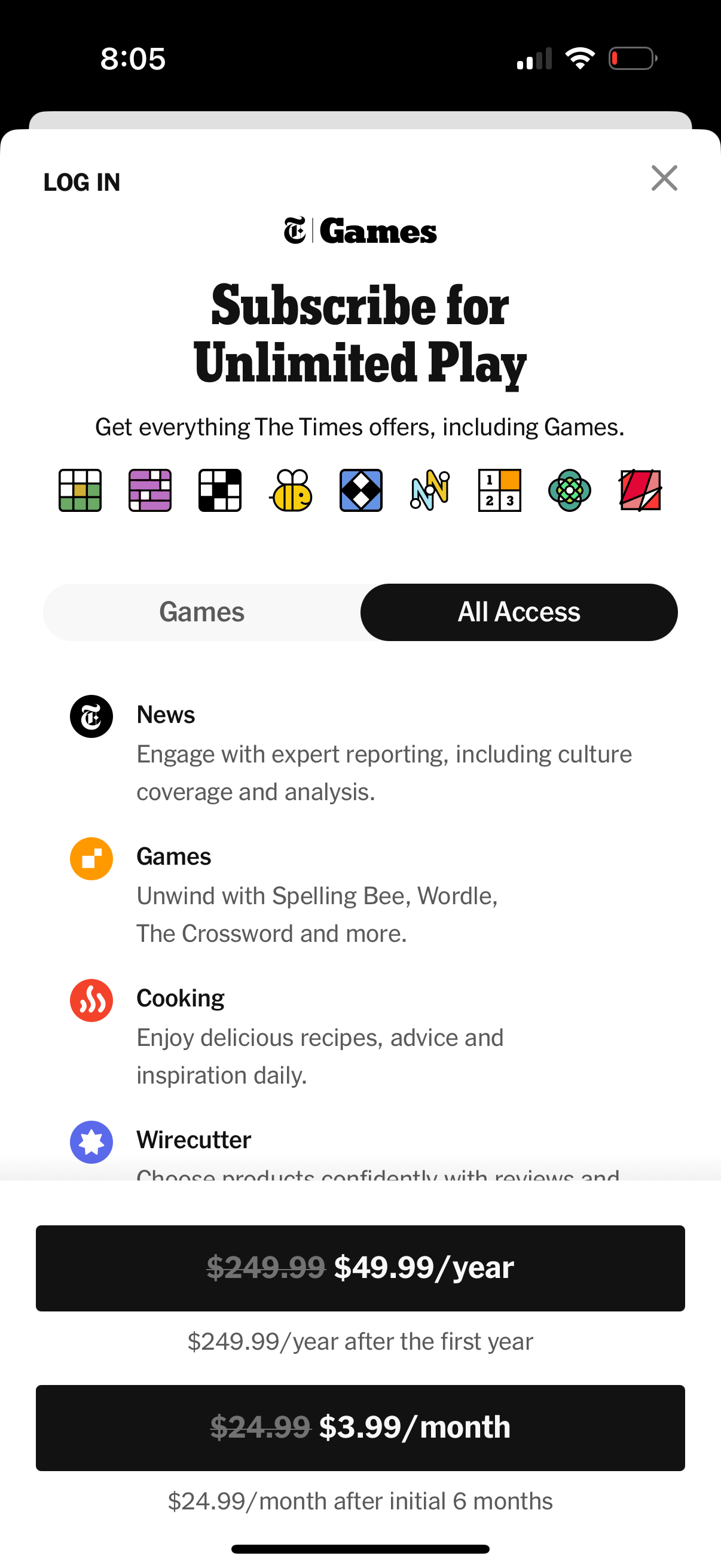 nyt-games app screenshot 59