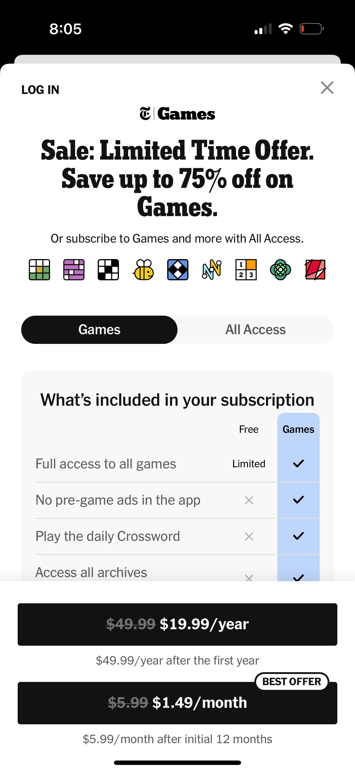 nyt-games app screenshot 58