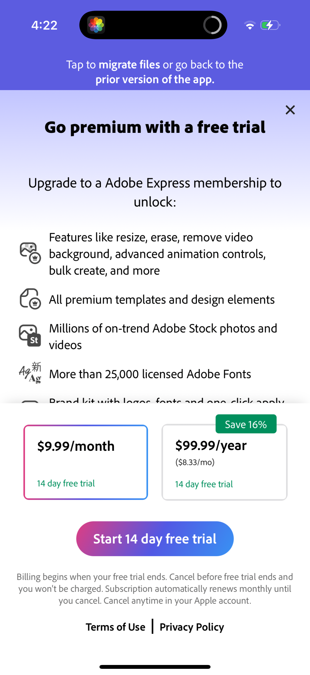 adobe app screenshot 33