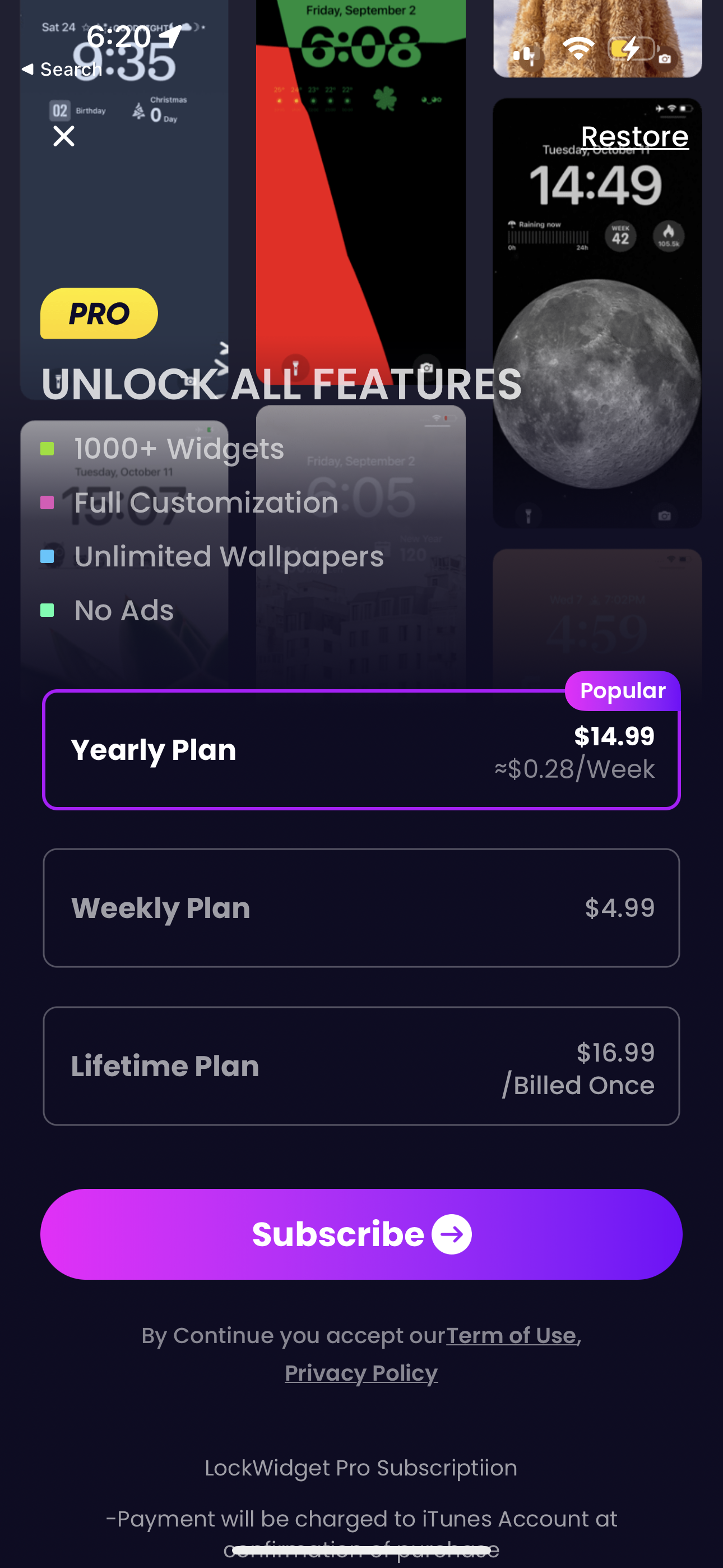 lockwidget app screenshot 133